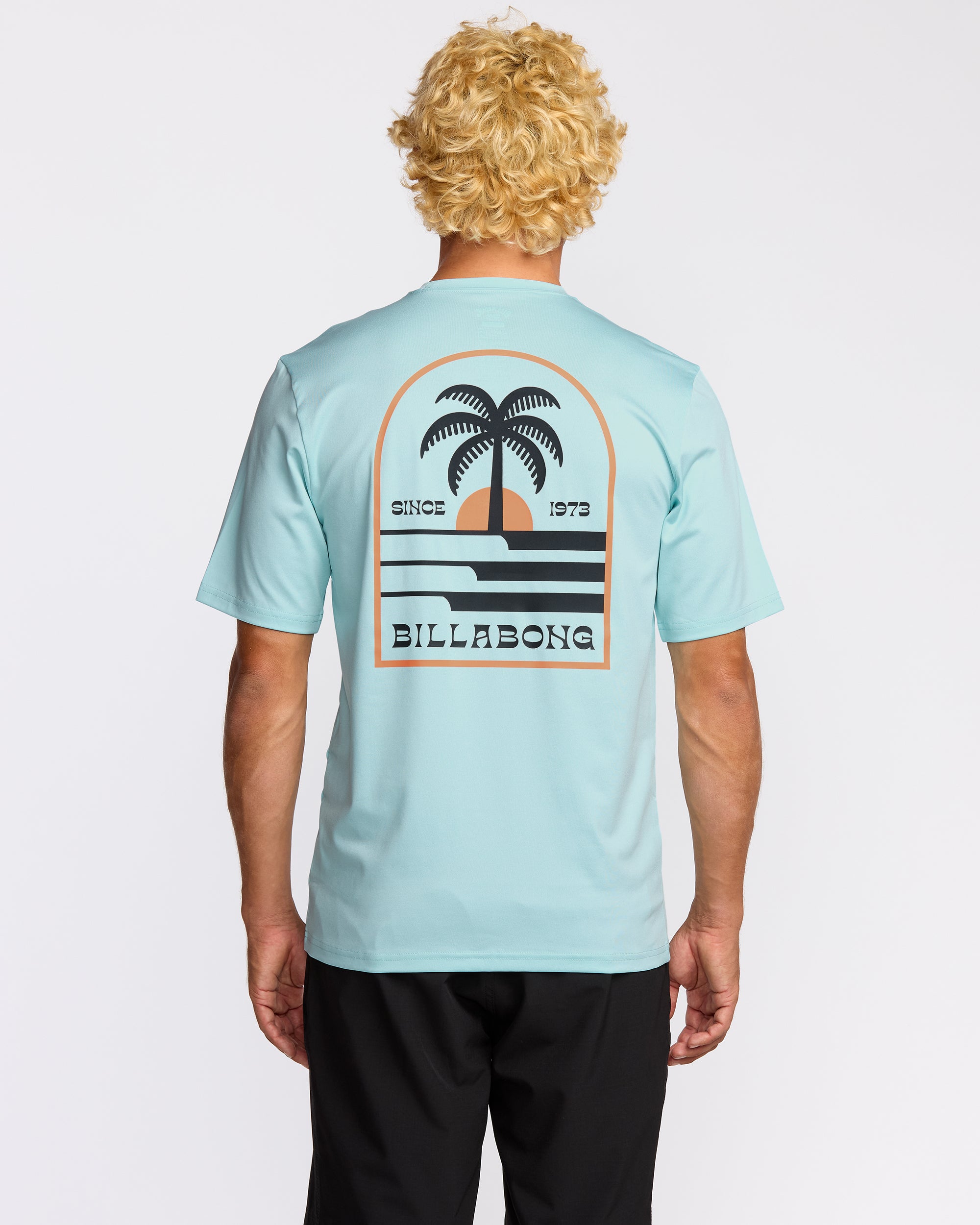 Portal Loose Fit UPF 50 Short Sleeve Surf UPF 50 Short Sleeve T-Shirt - Lt Blue Hth