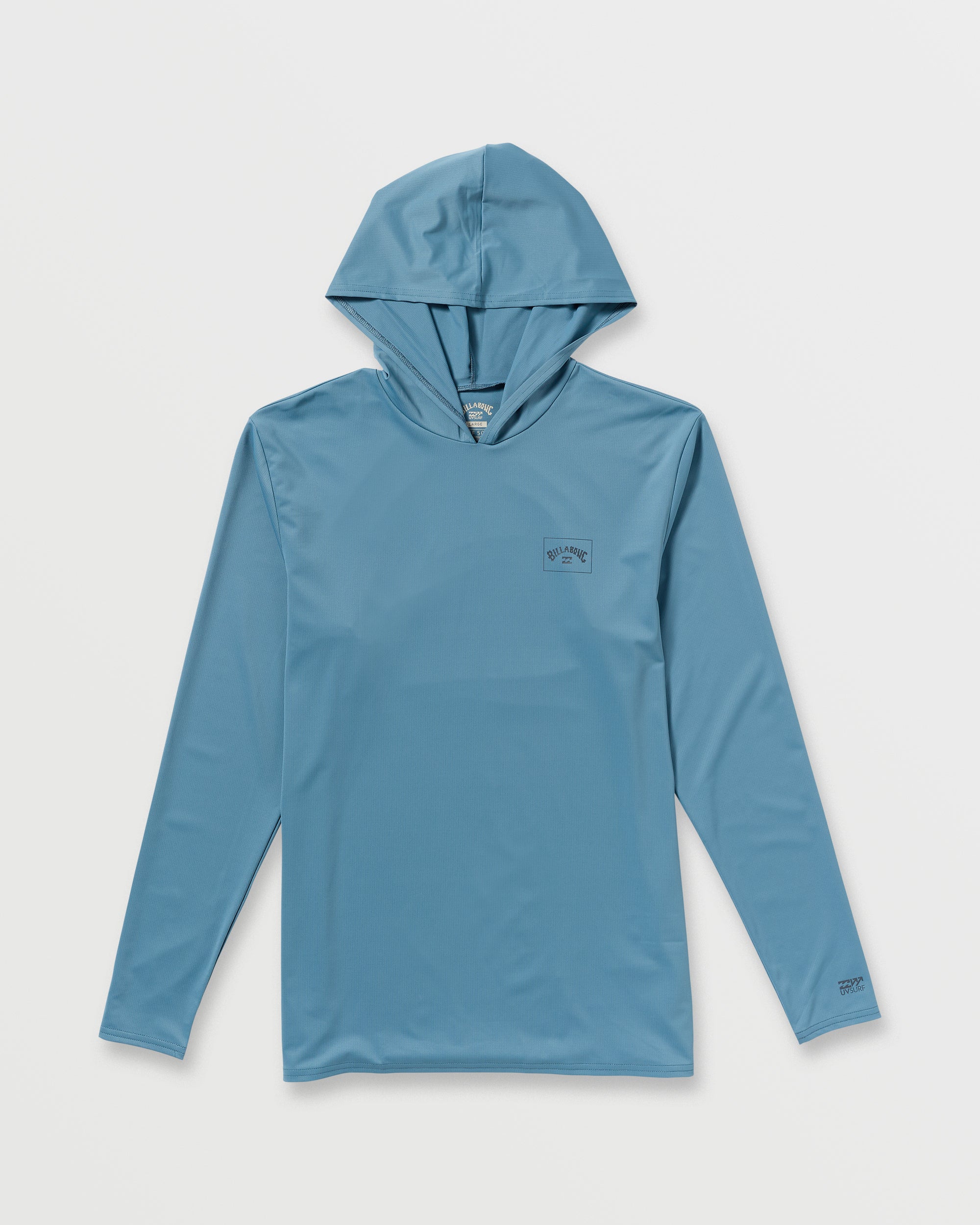 Arch Mesh UPF 50 Long Sleeve Hooded Surf Tee - Baby Blue