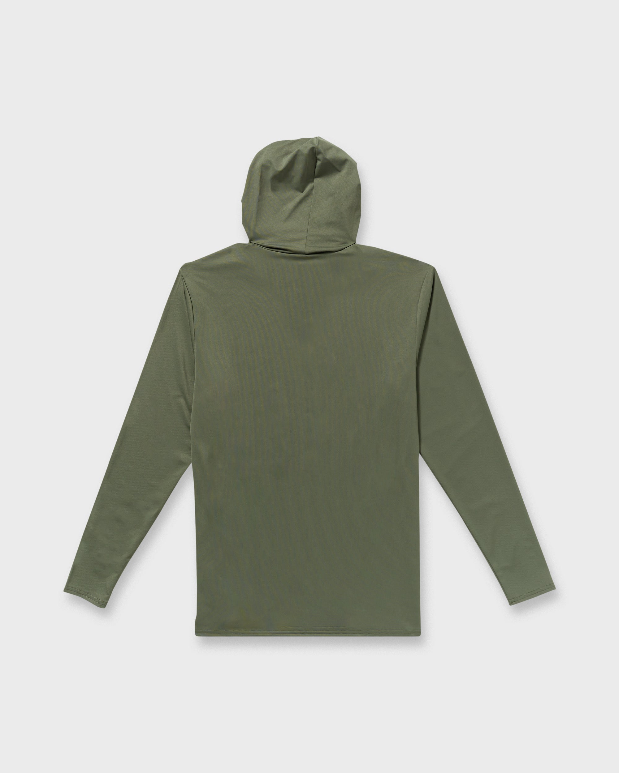 Arch Mesh UPF 50 Long Sleeve Hooded Surf Tee - Dark Military