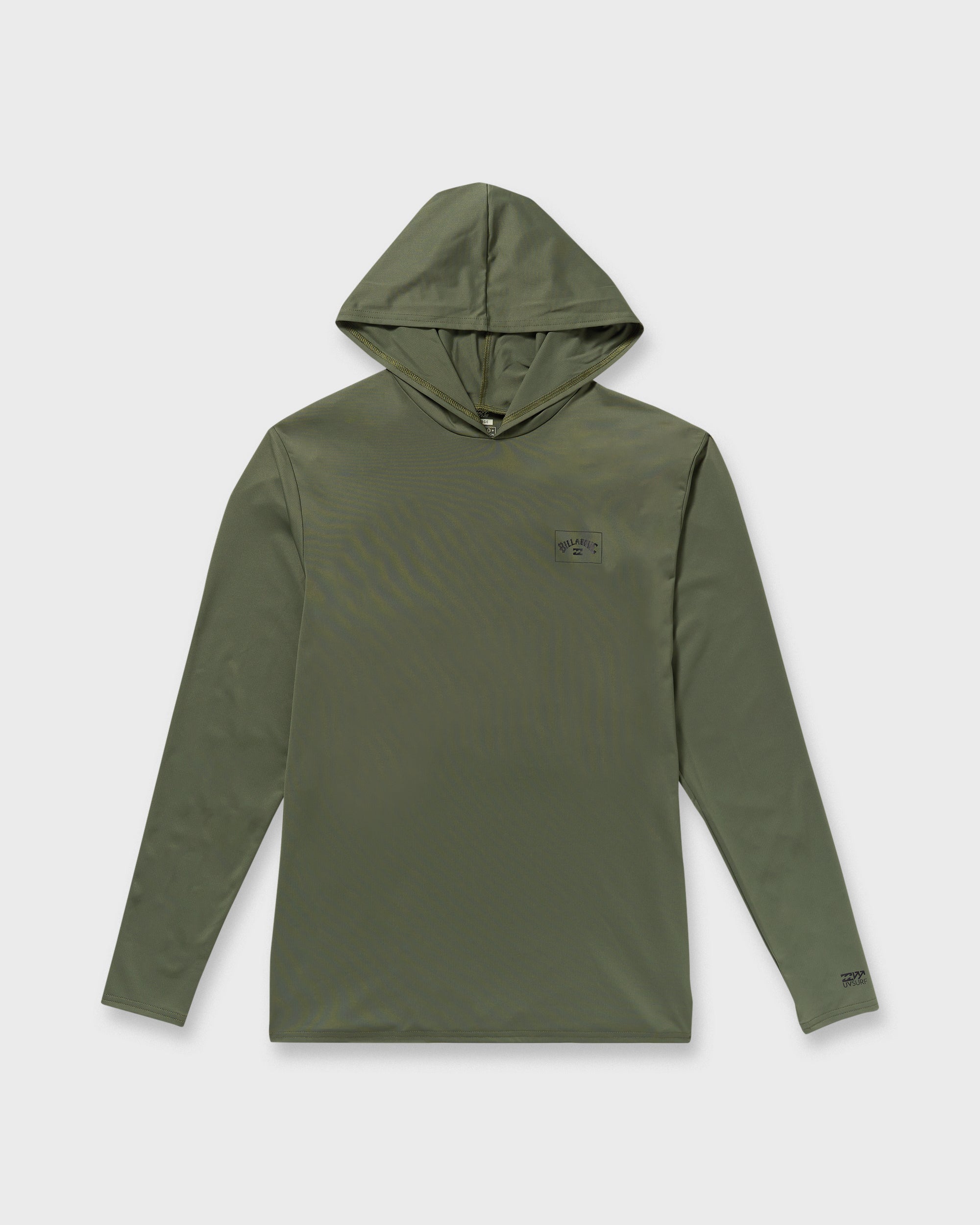 Arch Mesh UPF 50 Long Sleeve Hooded Surf Tee - Dark Military