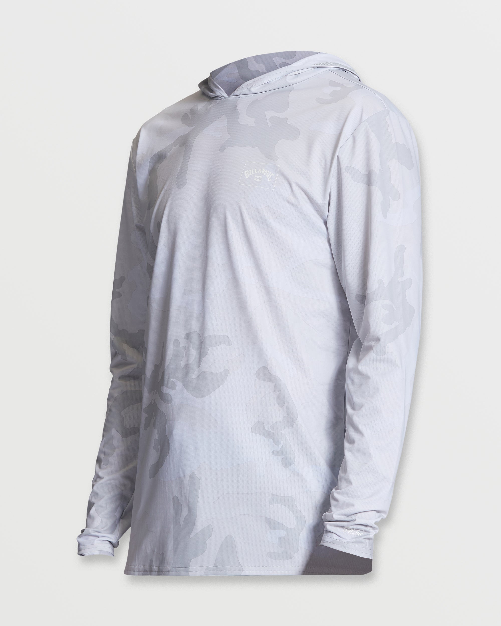 Arch Mesh UPF 50 Long Sleeve Hooded Surf Tee - Wood Camo