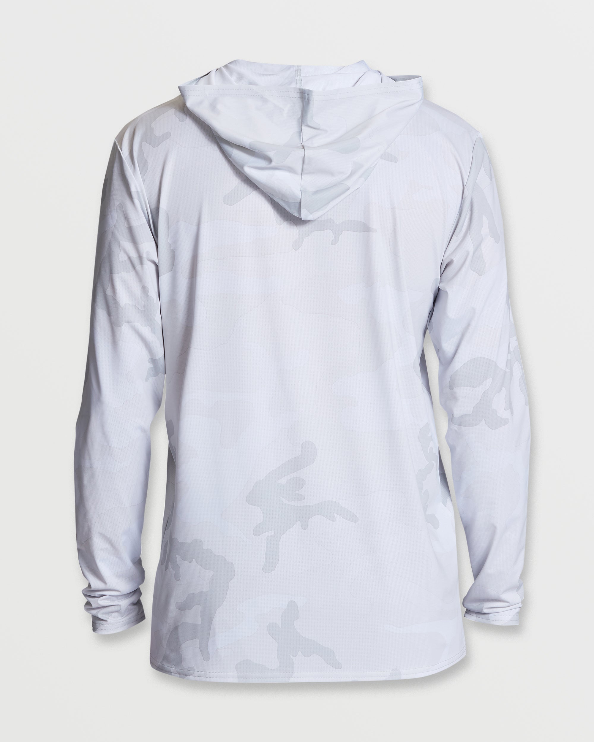 Arch Mesh UPF 50 Long Sleeve Hooded Surf Tee - Wood Camo