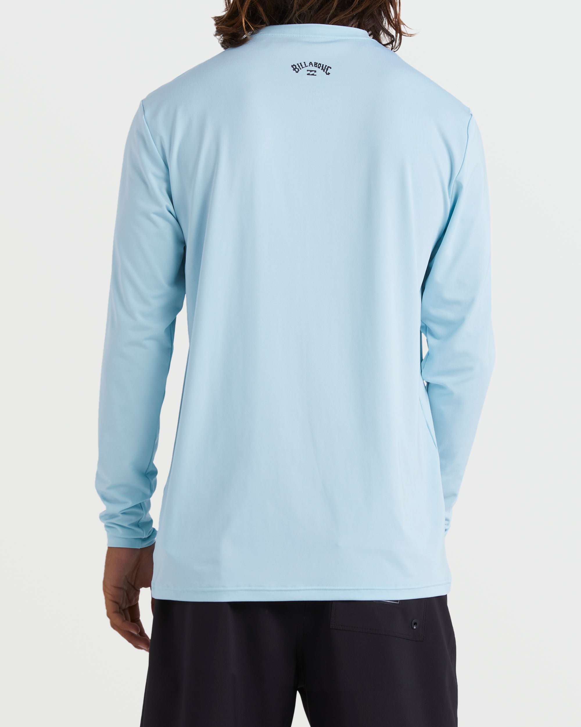 All Day Wave Loose Fit UPF 50 Long Sleeve Surf Tee - Crown Blue