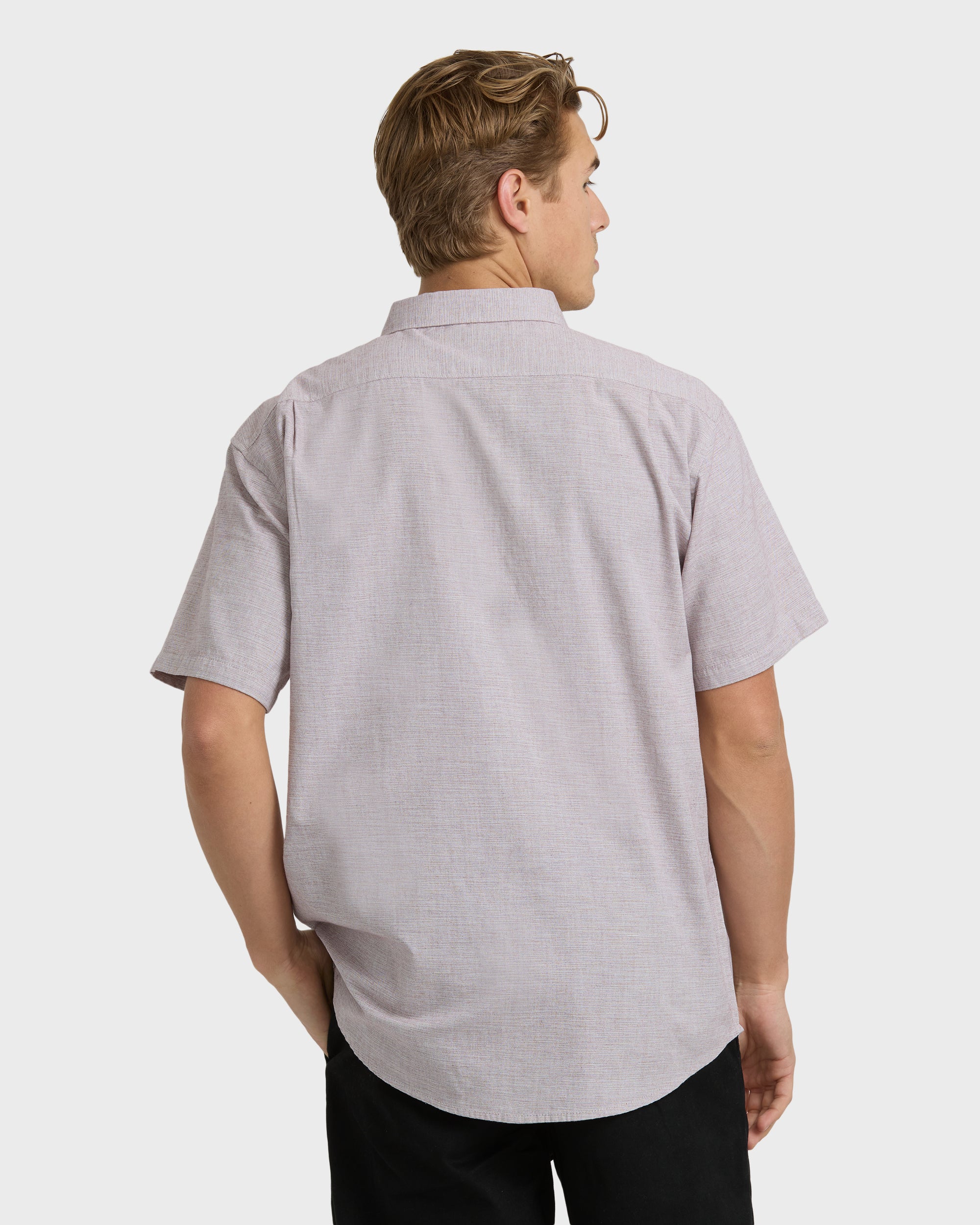 All Day Short Sleeve Shirt - Plum