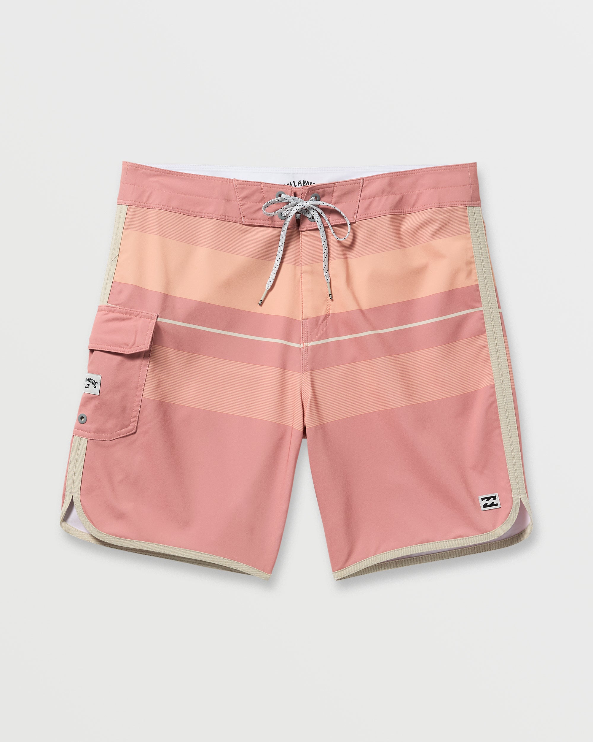 73 Pro Performance 18" Boardshorts - Dusty Pink