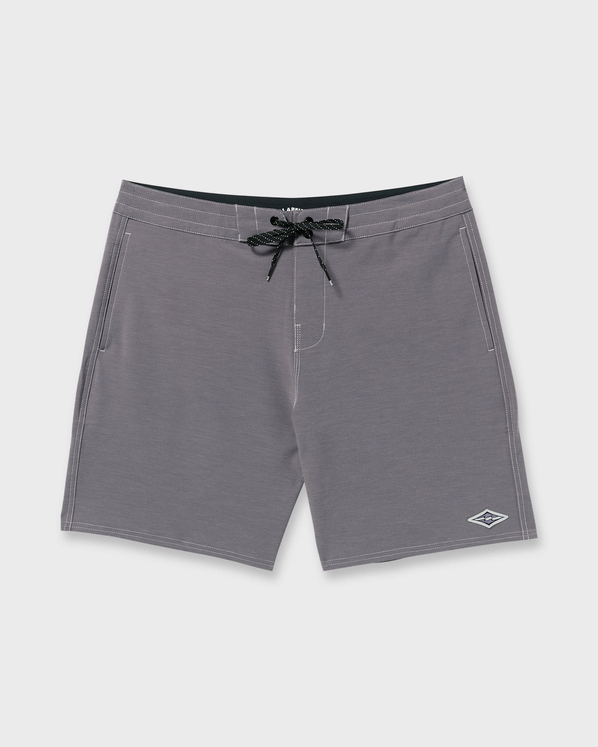 Every Other Day Lo Tide 18" Boardshorts - Gray Violet