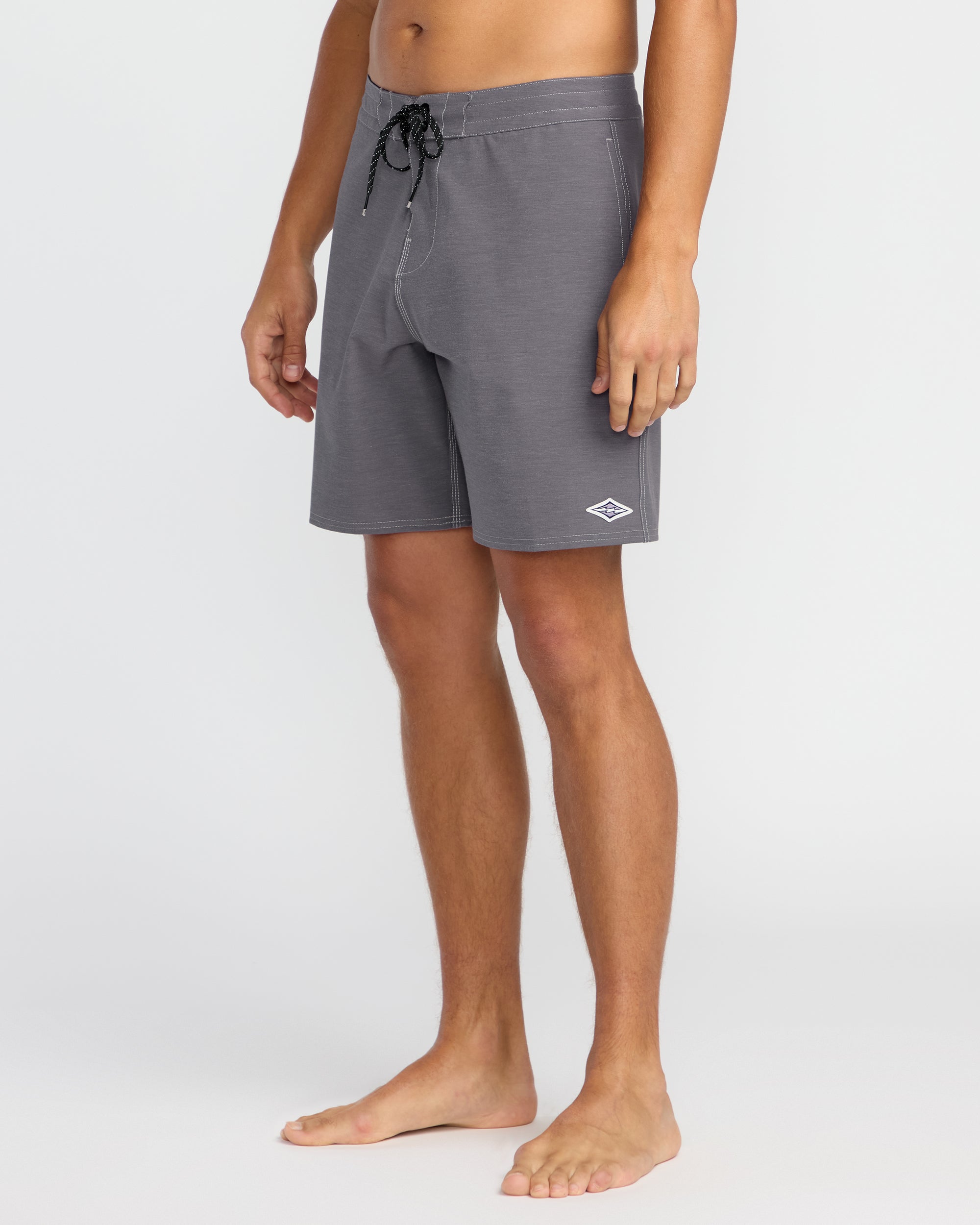 Every Other Day Lo Tide 18" Boardshorts - Gray Violet