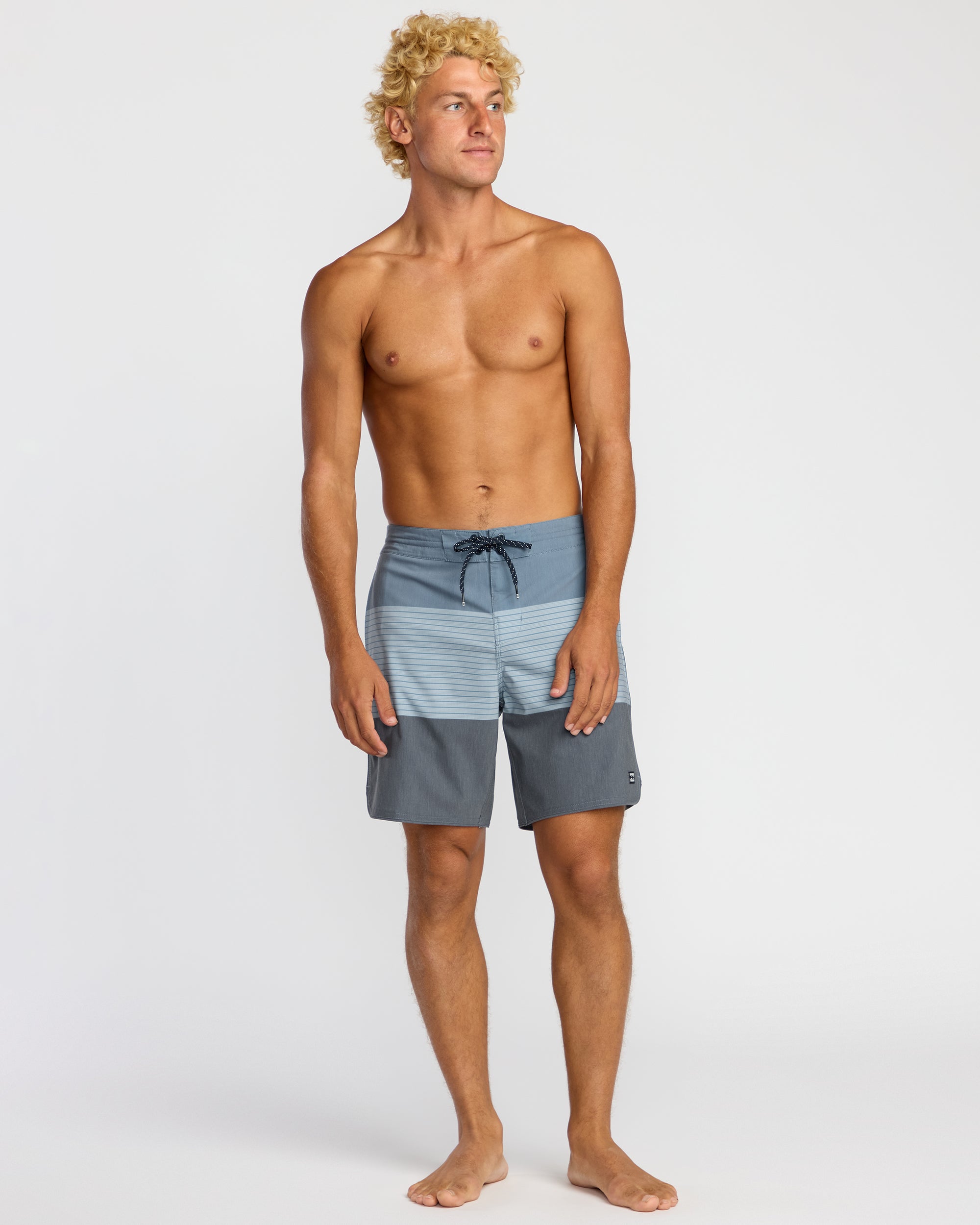73 Lo Tide 18" Boardshorts - Steel Blue