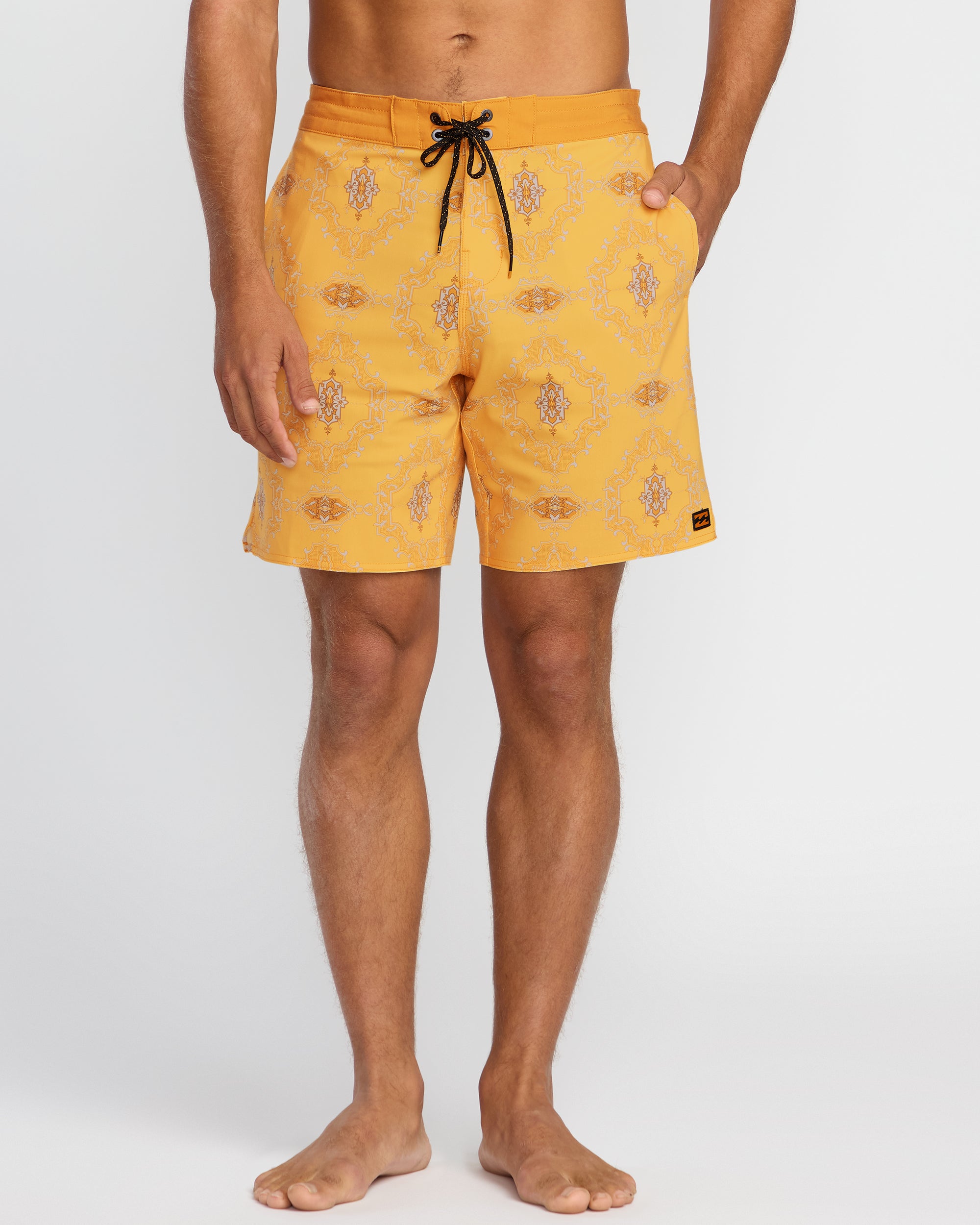 Good Times Lo Tide 18" Boardshorts - Dust Yellow