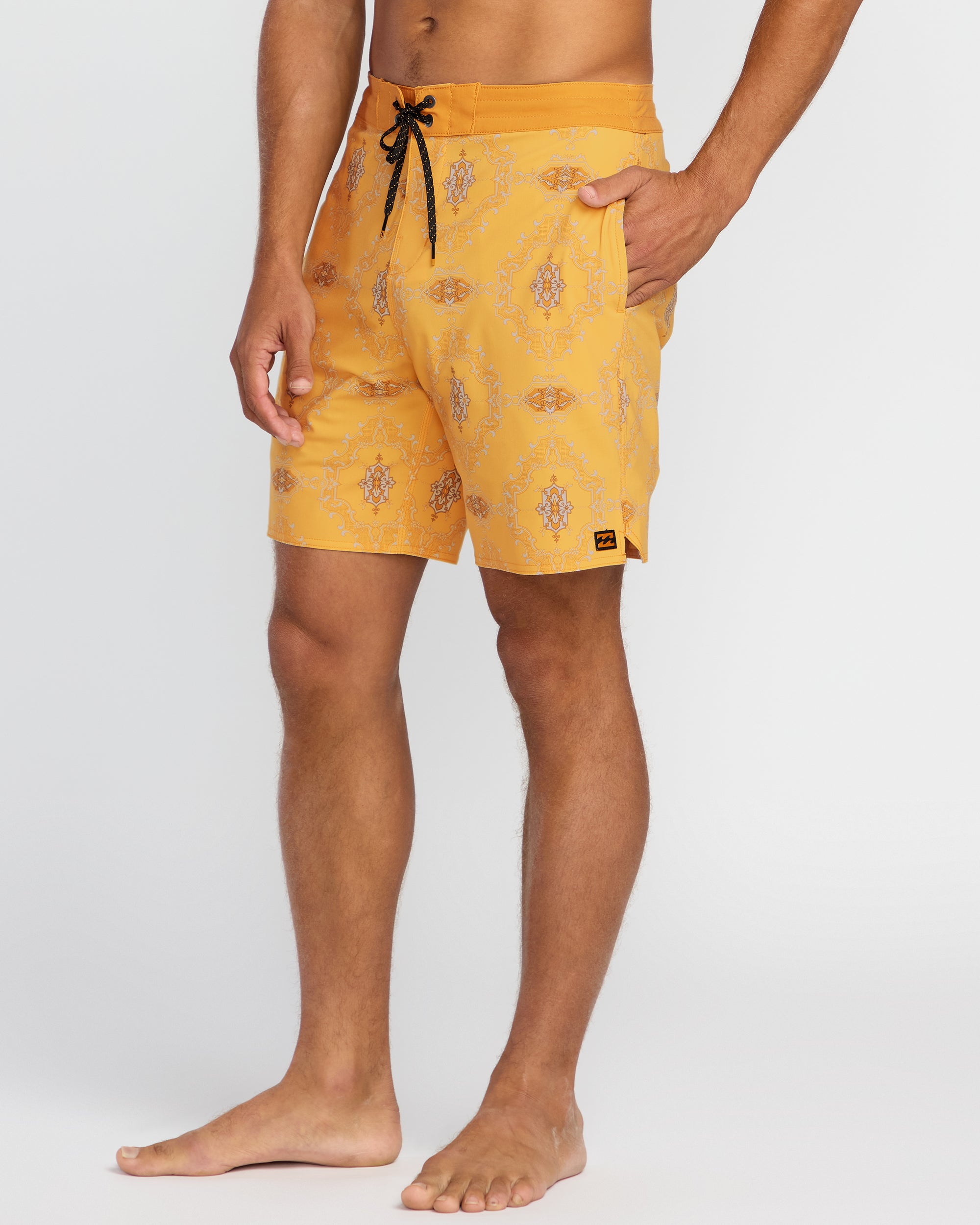 Good Times Lo Tide 18" Boardshorts - Dust Yellow