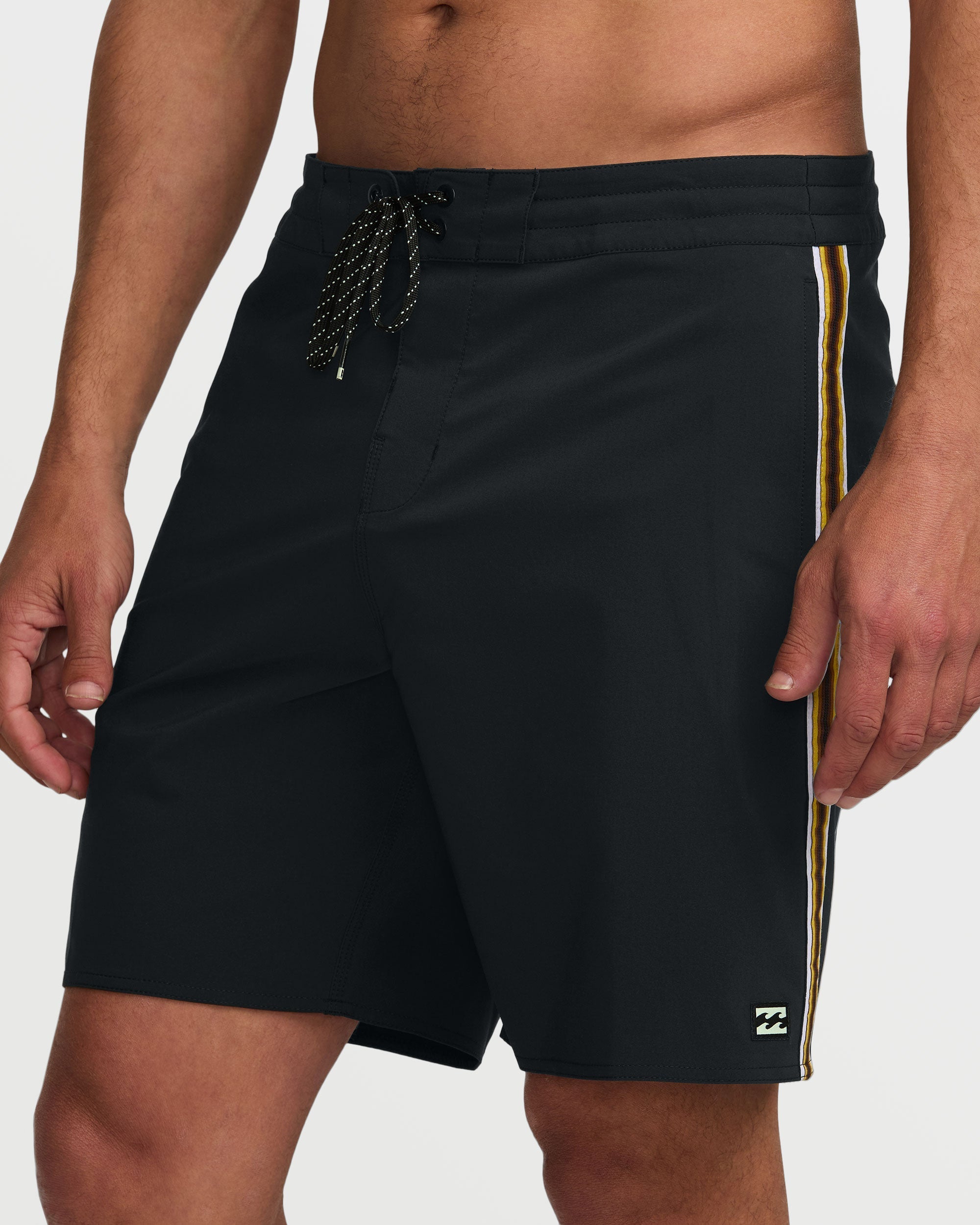 Wategos Lo Tide 19" Boardshorts - Black