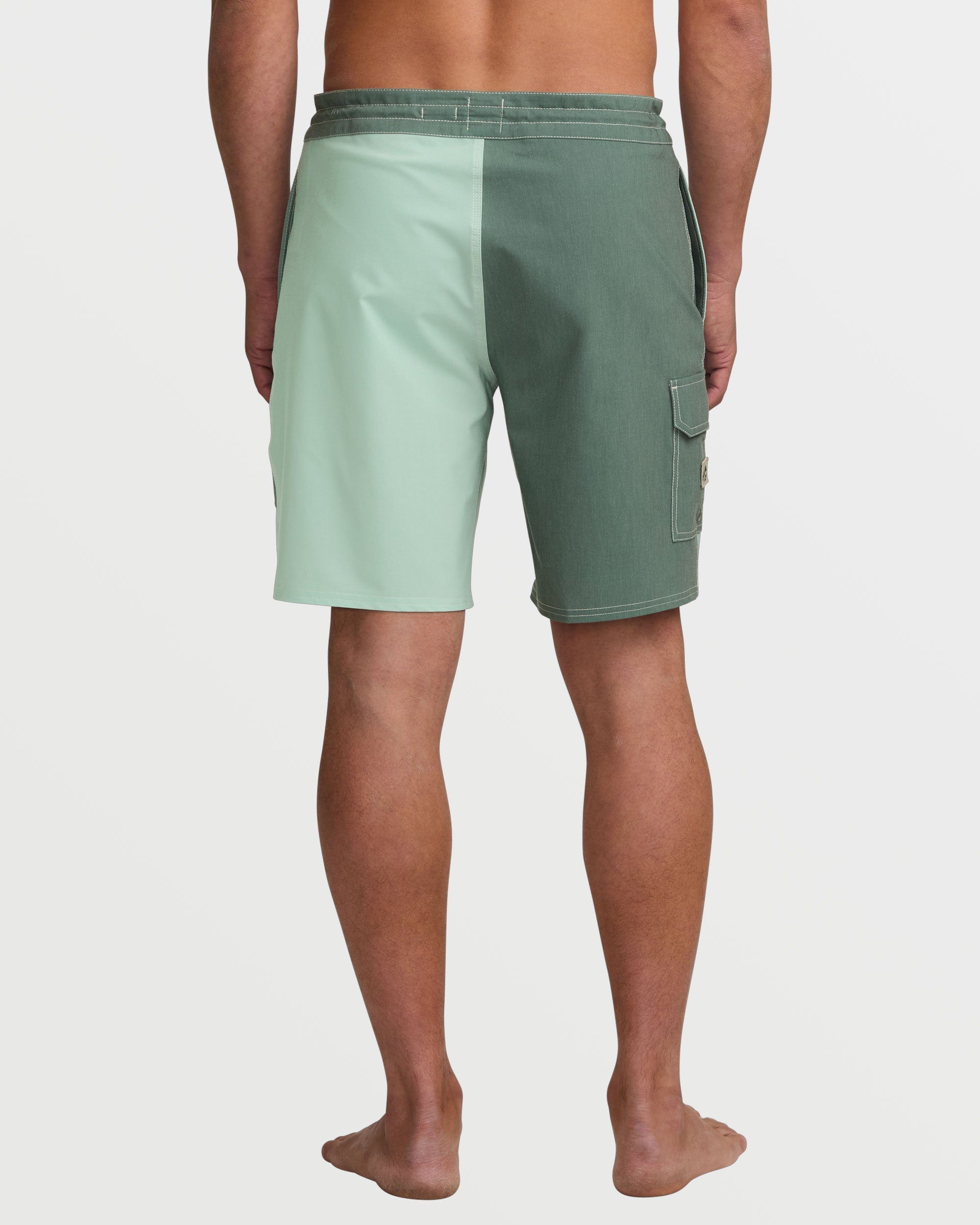 Sunshine Lo Tide 19" Boardshorts - Green Tea