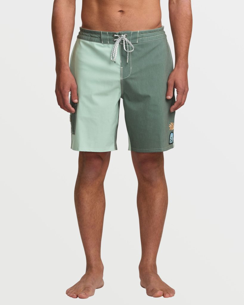Sunshine Lo Tide 19" Boardshorts - Green Tea