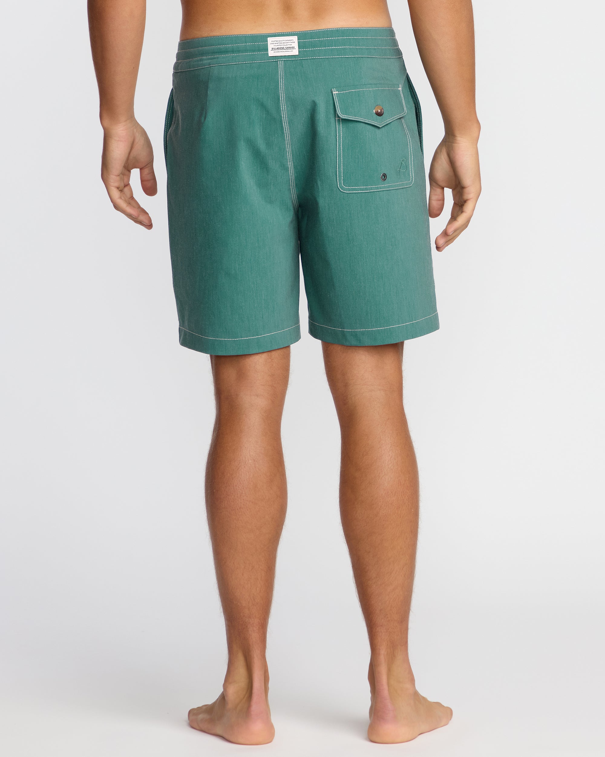 Austin Garage Lo Tides 19" Boardshorts - Teal