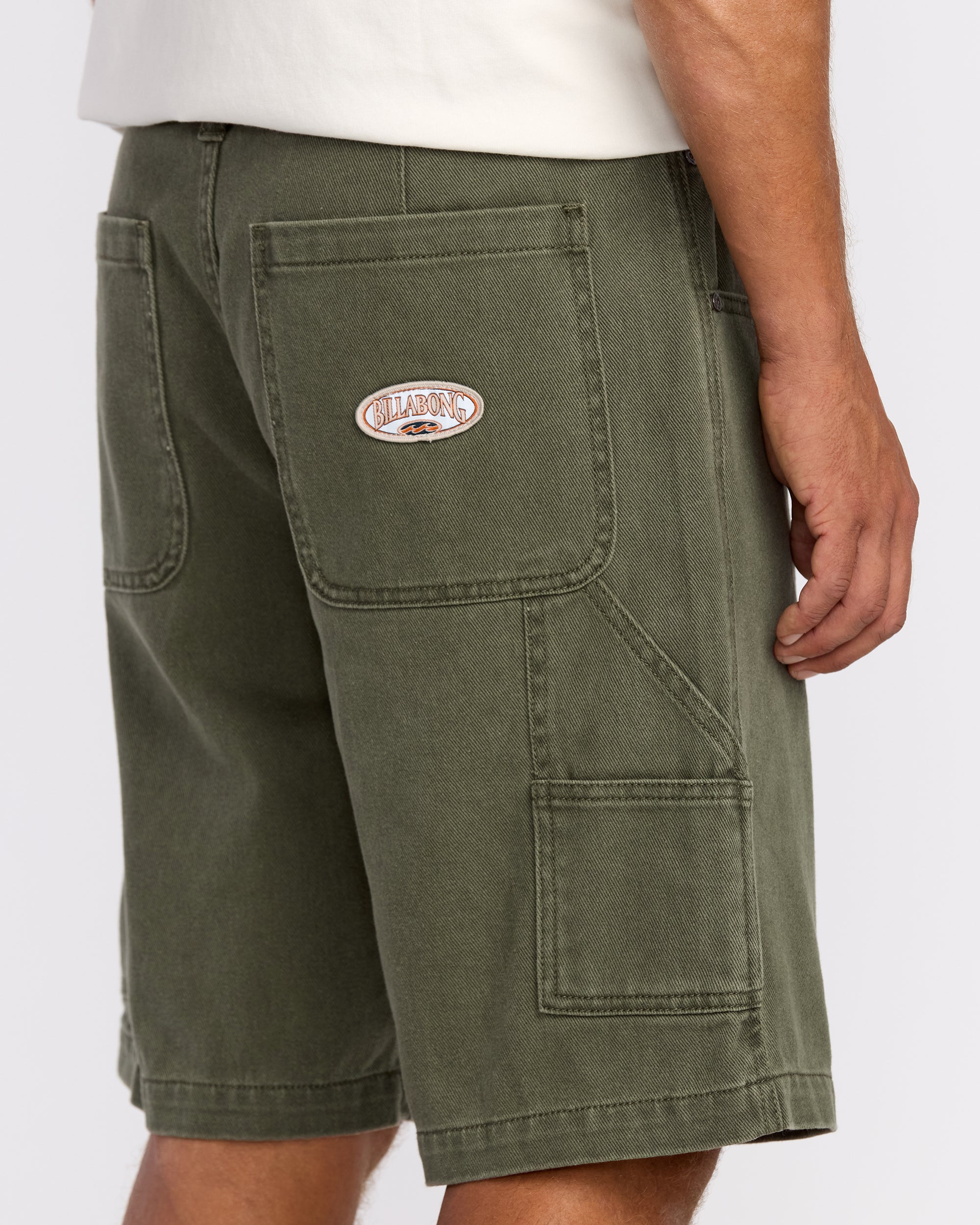 Bad Dog 21" Workwear Shorts - Dark Military