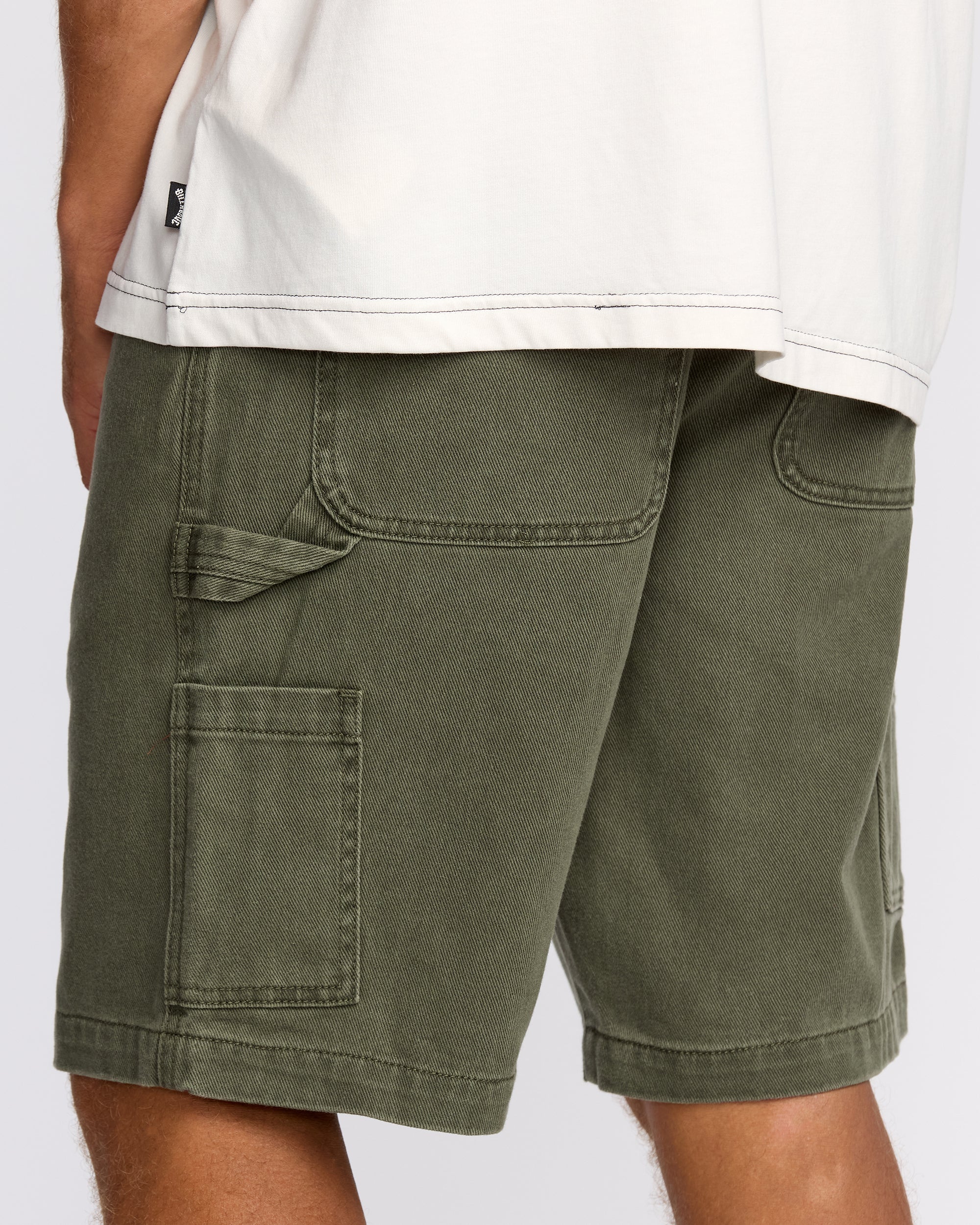 Bad Dog 21" Workwear Shorts - Dark Military