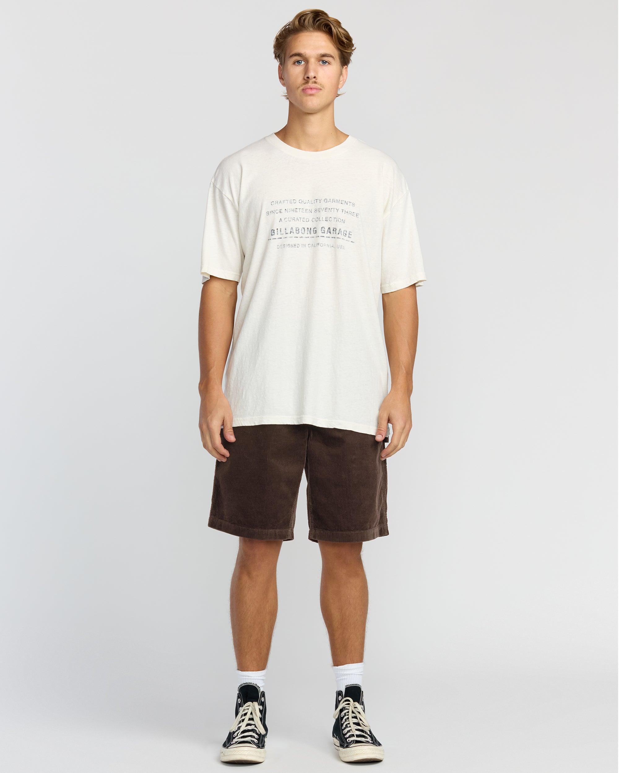Larry Cord Garage Shorts - Chocolate