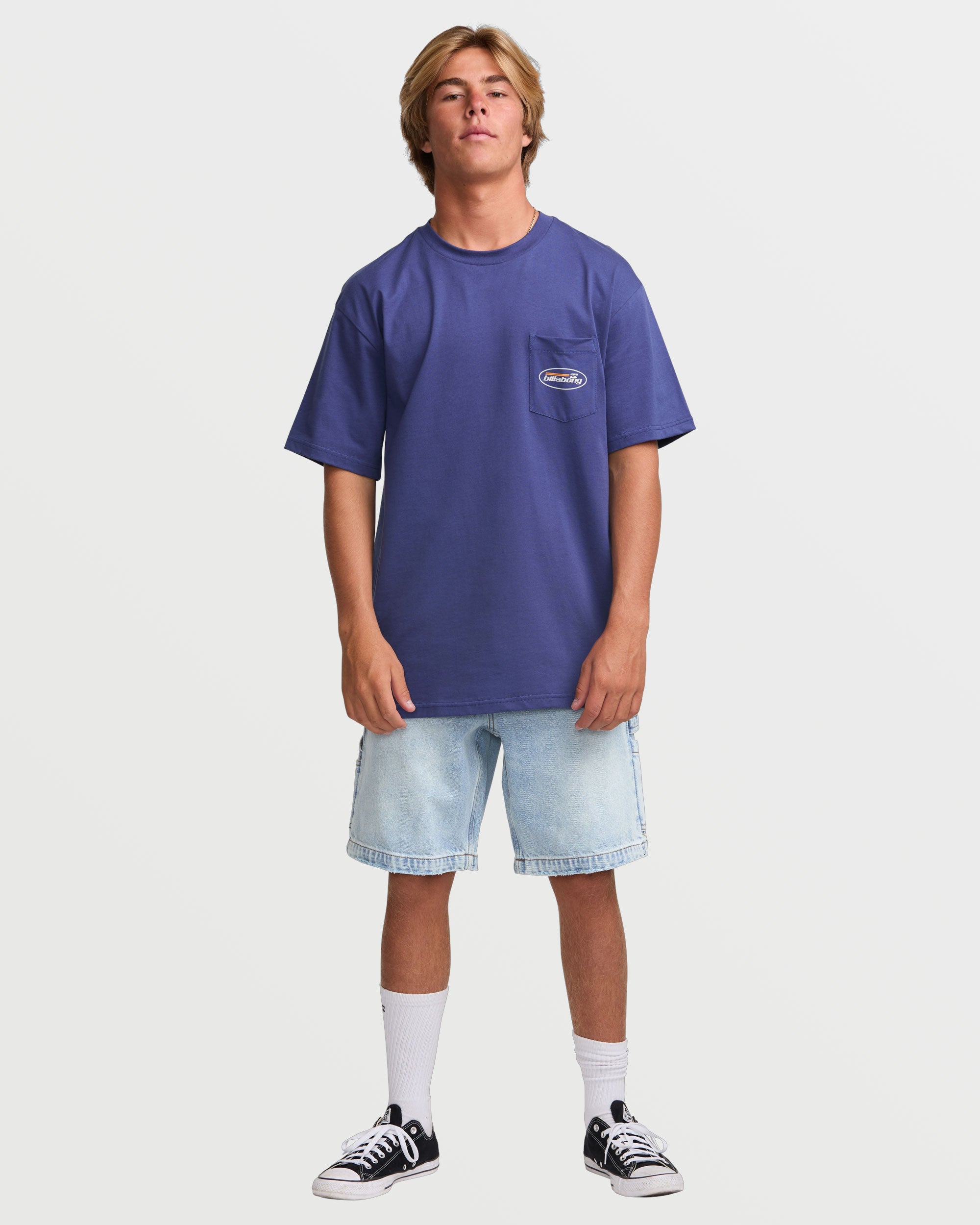 Bad Dog 21" Shorts - Bleached Aqua