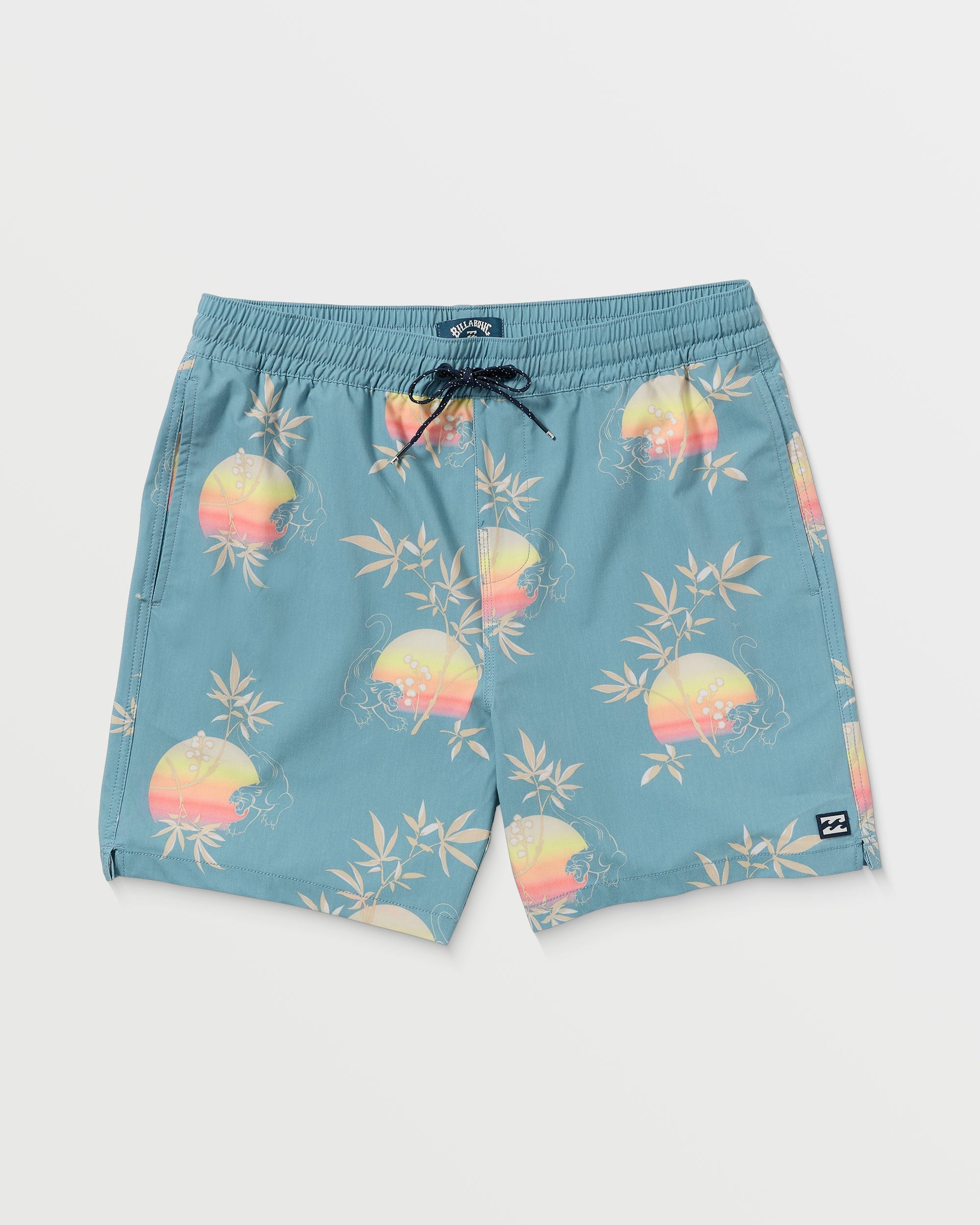 Good Times Layback 16" Trunks - Washed Blue