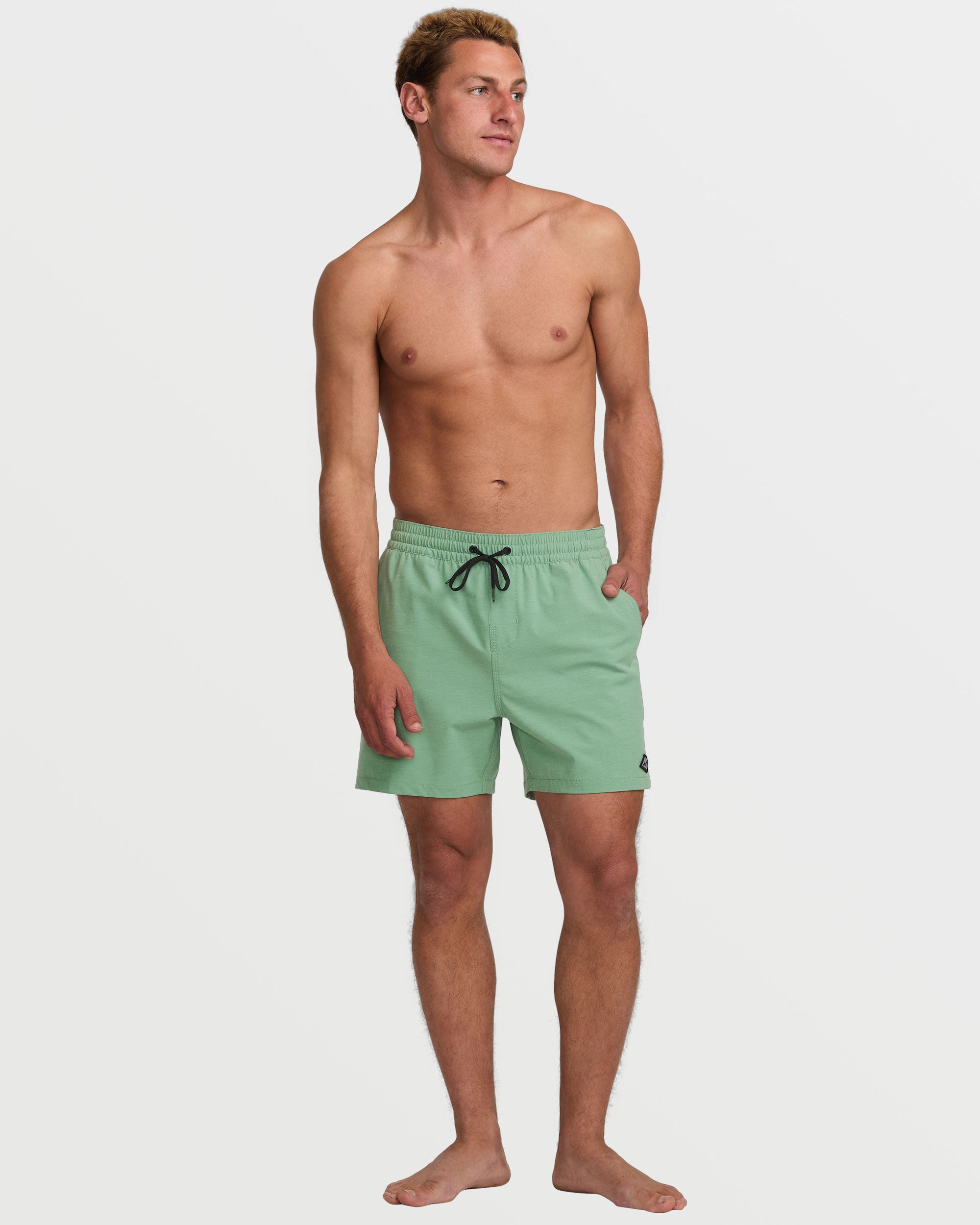 Every Other Day Laybacks 16" Trunks - Moss