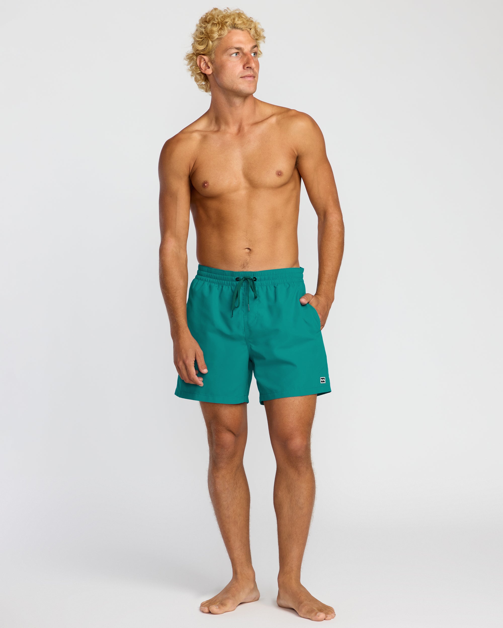 All Day Laybacks 16" Trunks - Real Teal