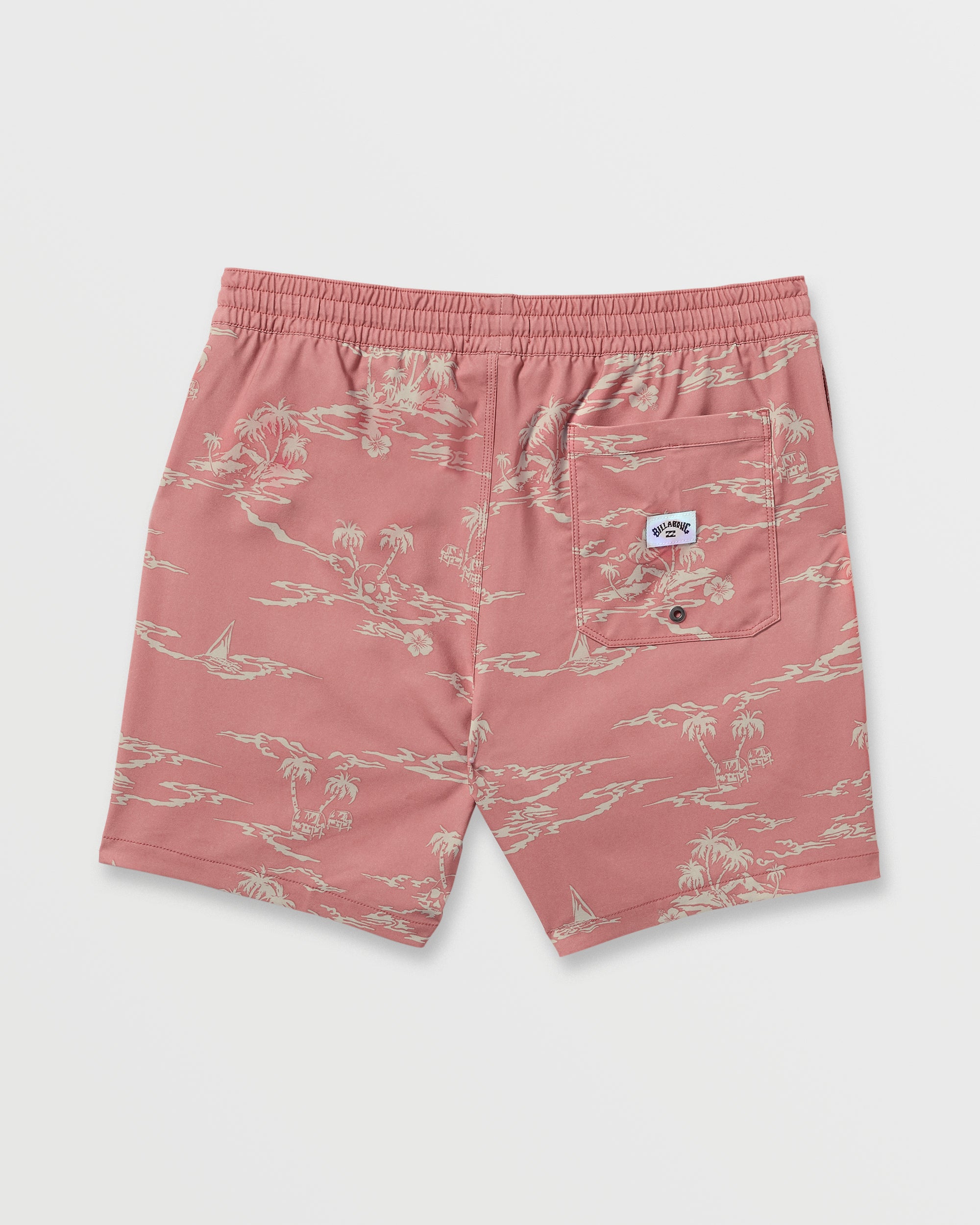 Lineup Laybacks 16" Trunks - Dusty Rose