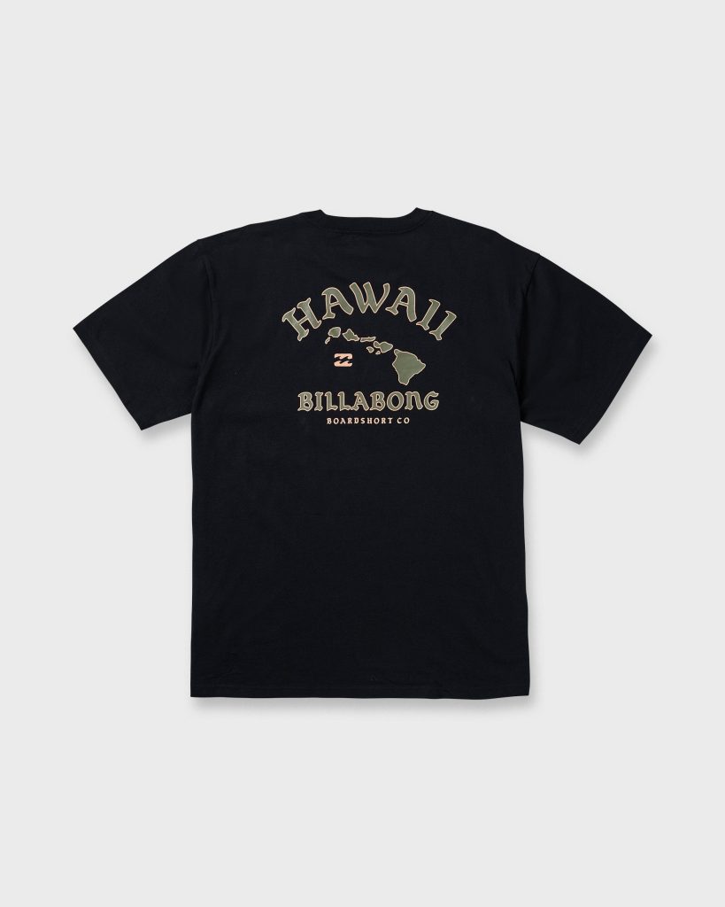 Island Chain Hawaii Regular Short Sleeve Tee - Black