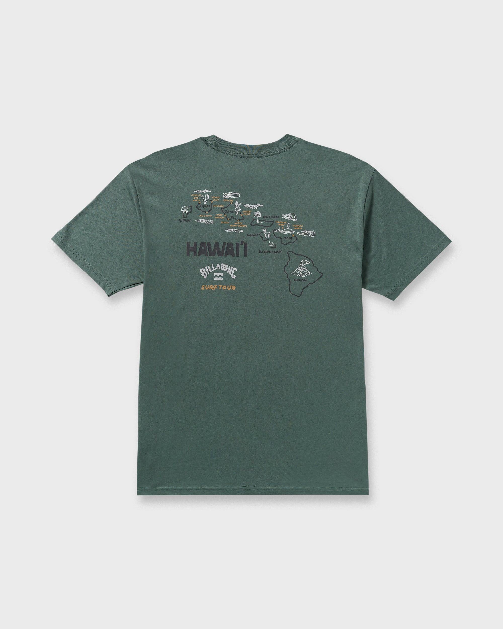 Surf Tour Hi Premium Short Sleeve T-Shirt - Dark Slate