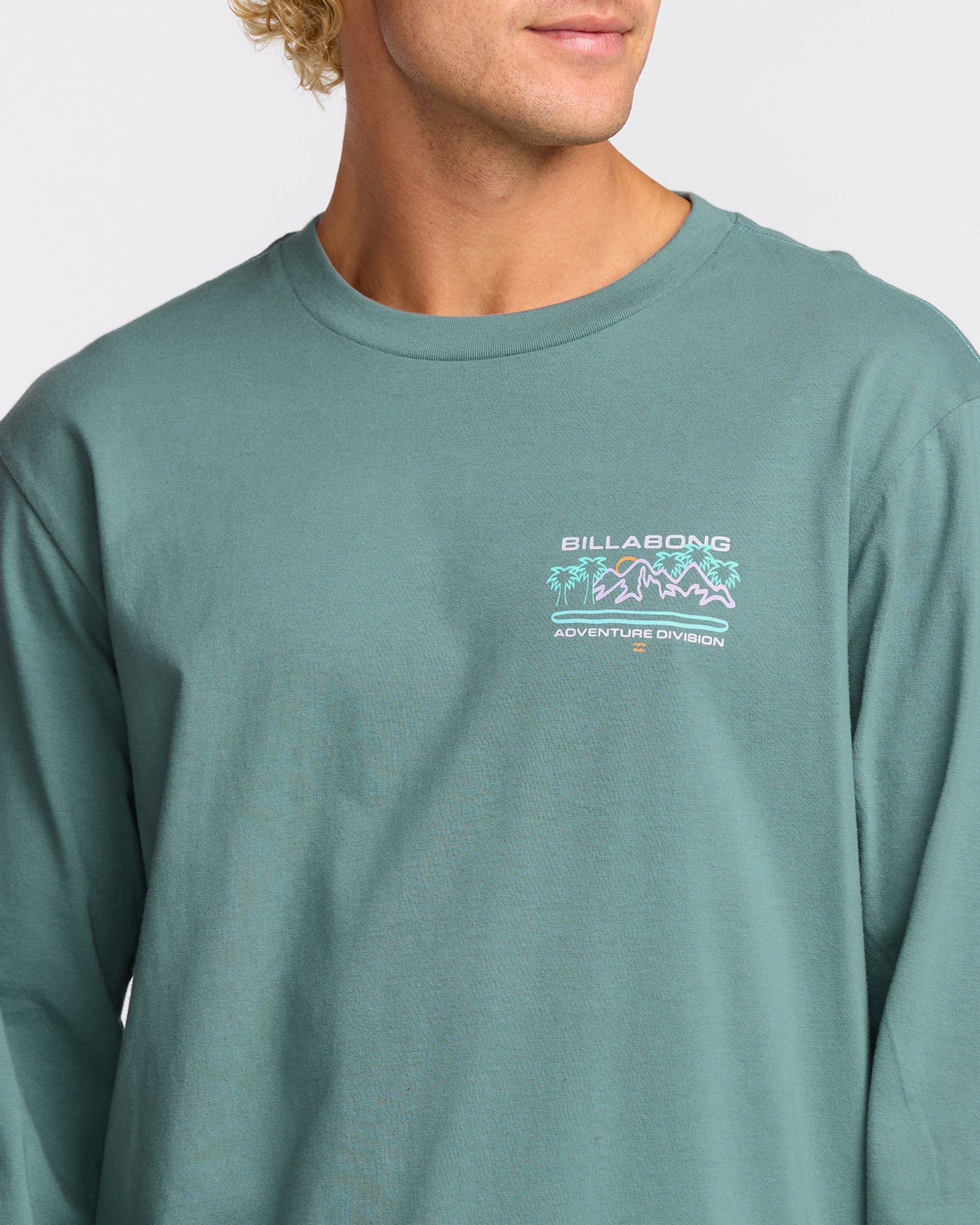 Coastal Range A/Div Long Sleeve T-Shirt - Sea Blue