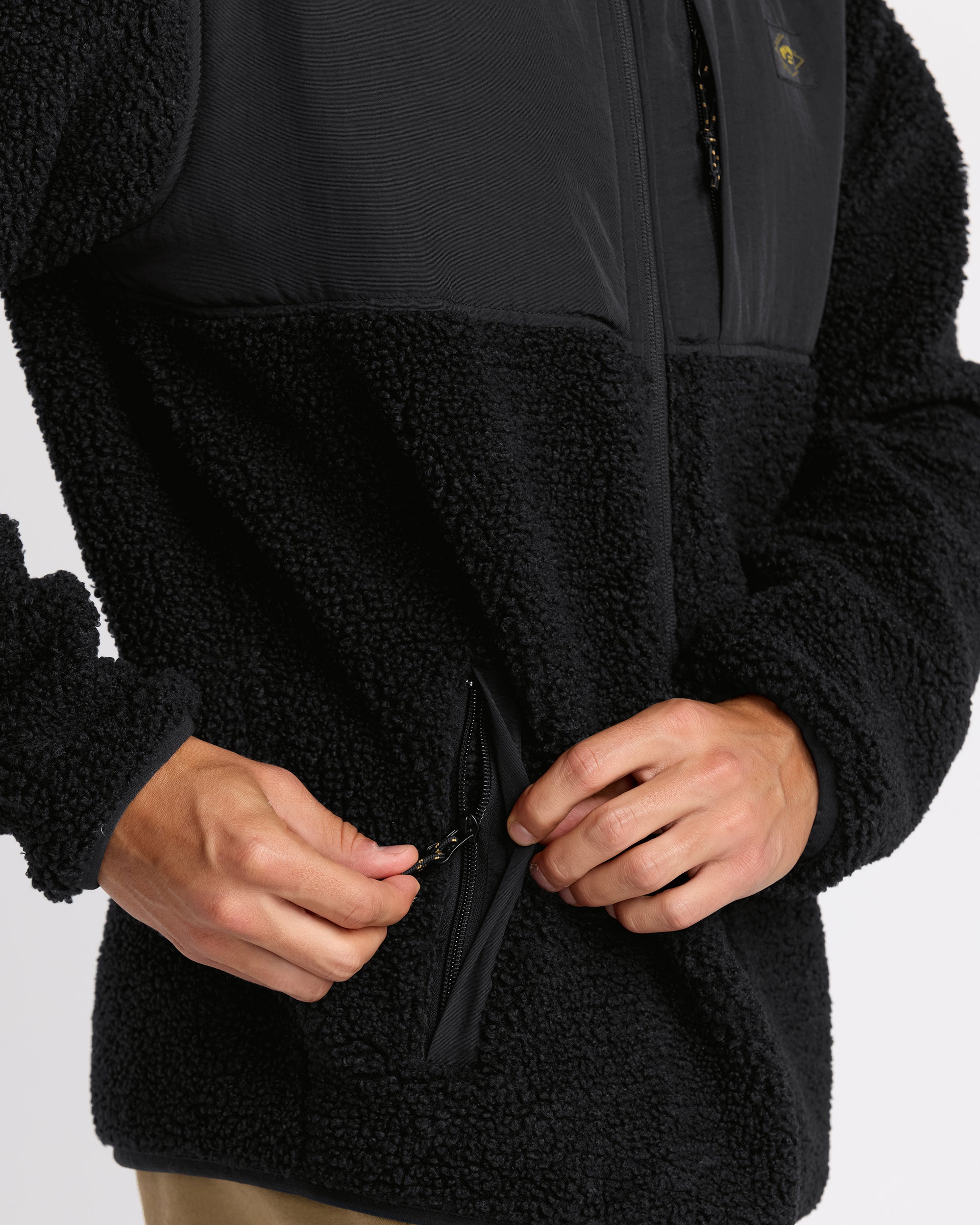 Boundary Summit Zip Sweatshirt - Black