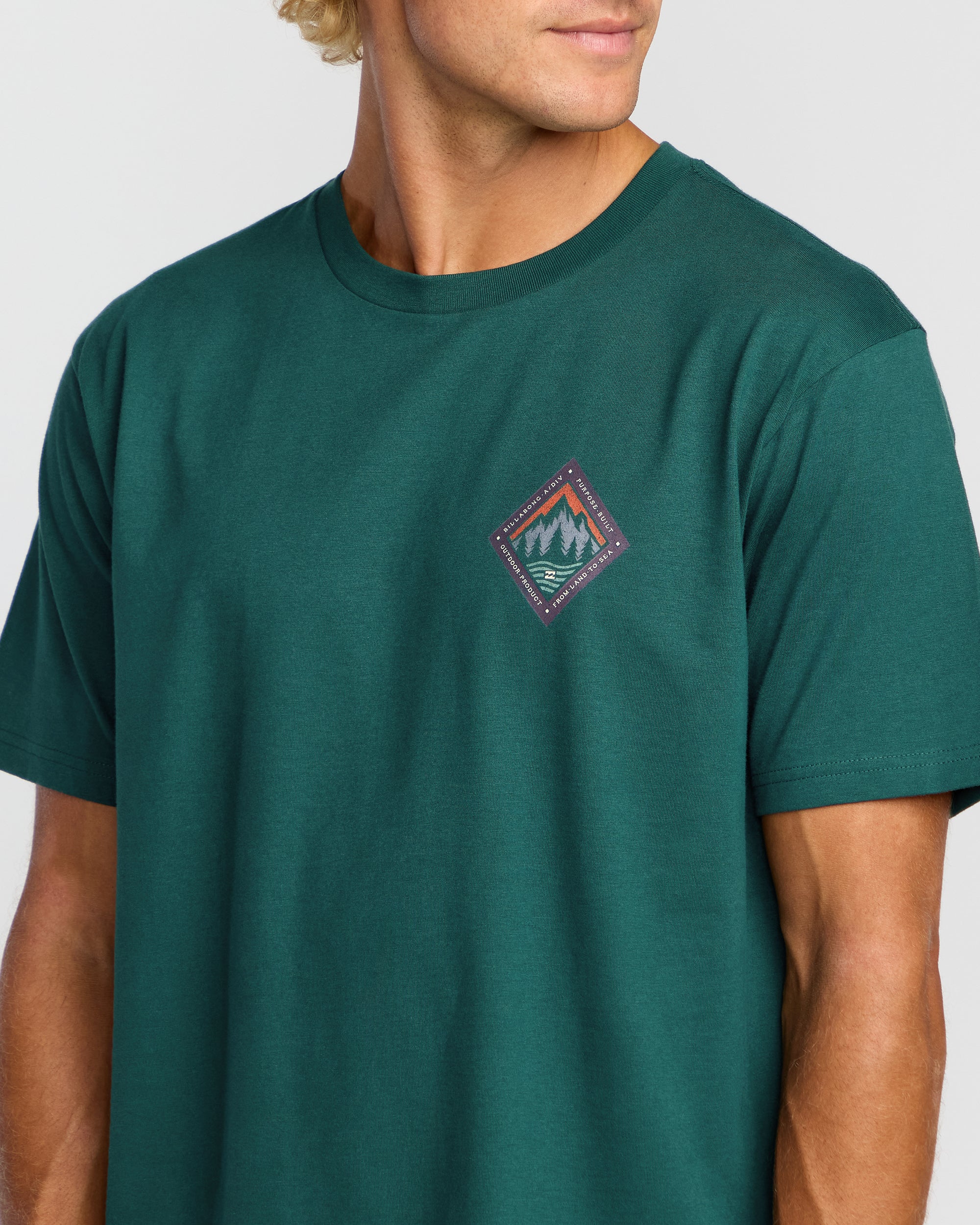 Rockies A/Div Short Sleeve T-Shirt - Spruce Green