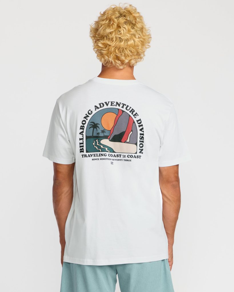 Sundown A/Div Short Sleeve T-Shirt - White