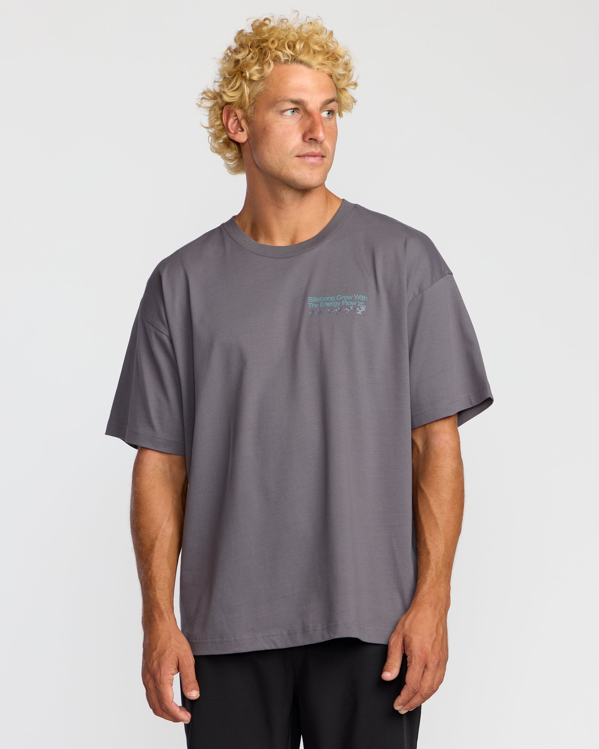 Grow OG A/Div Short Sleeve T-Shirt - Grey Violet