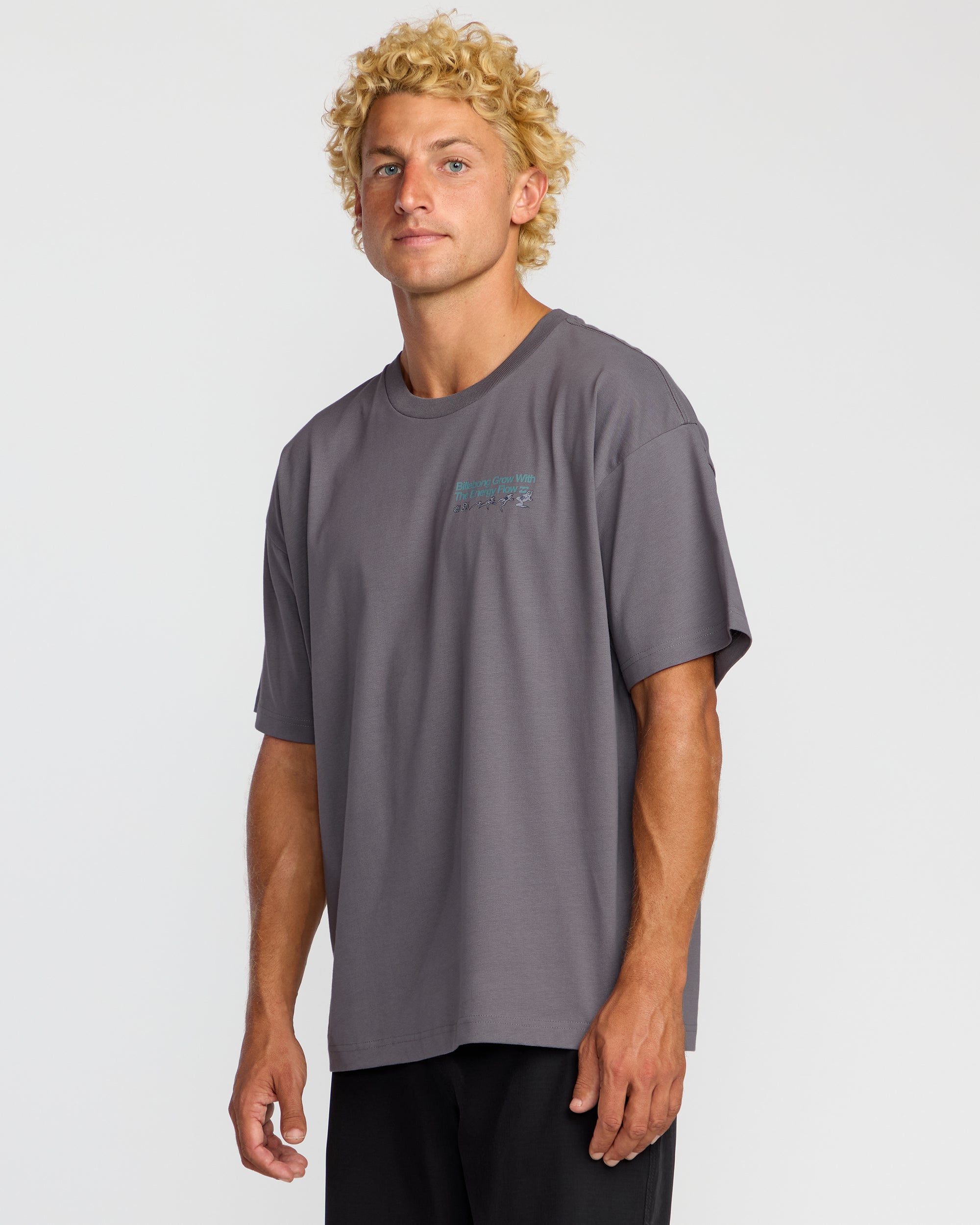 Grow OG A/Div Short Sleeve T-Shirt - Grey Violet
