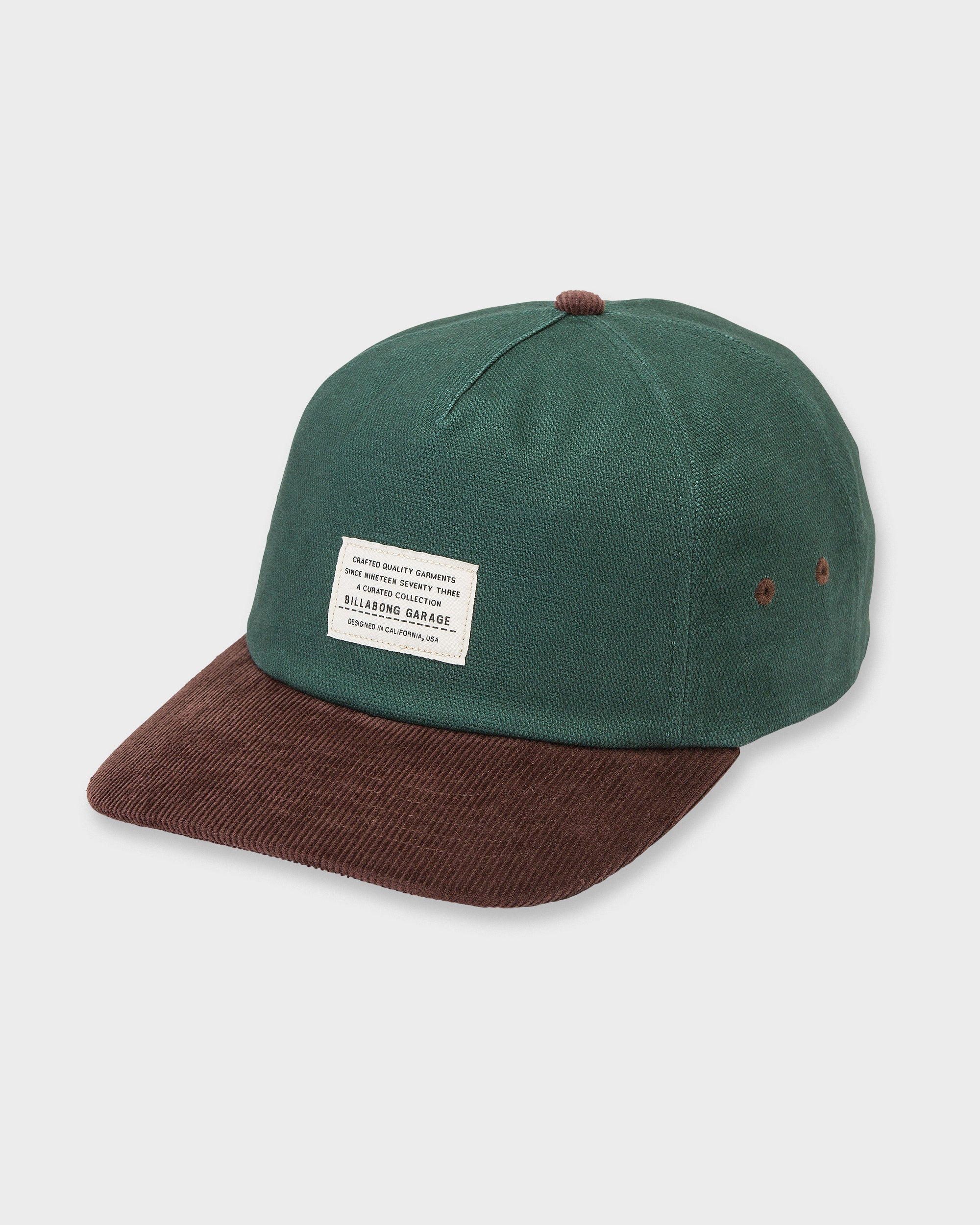 Mill Spec Garage Strapback Hat - Teal