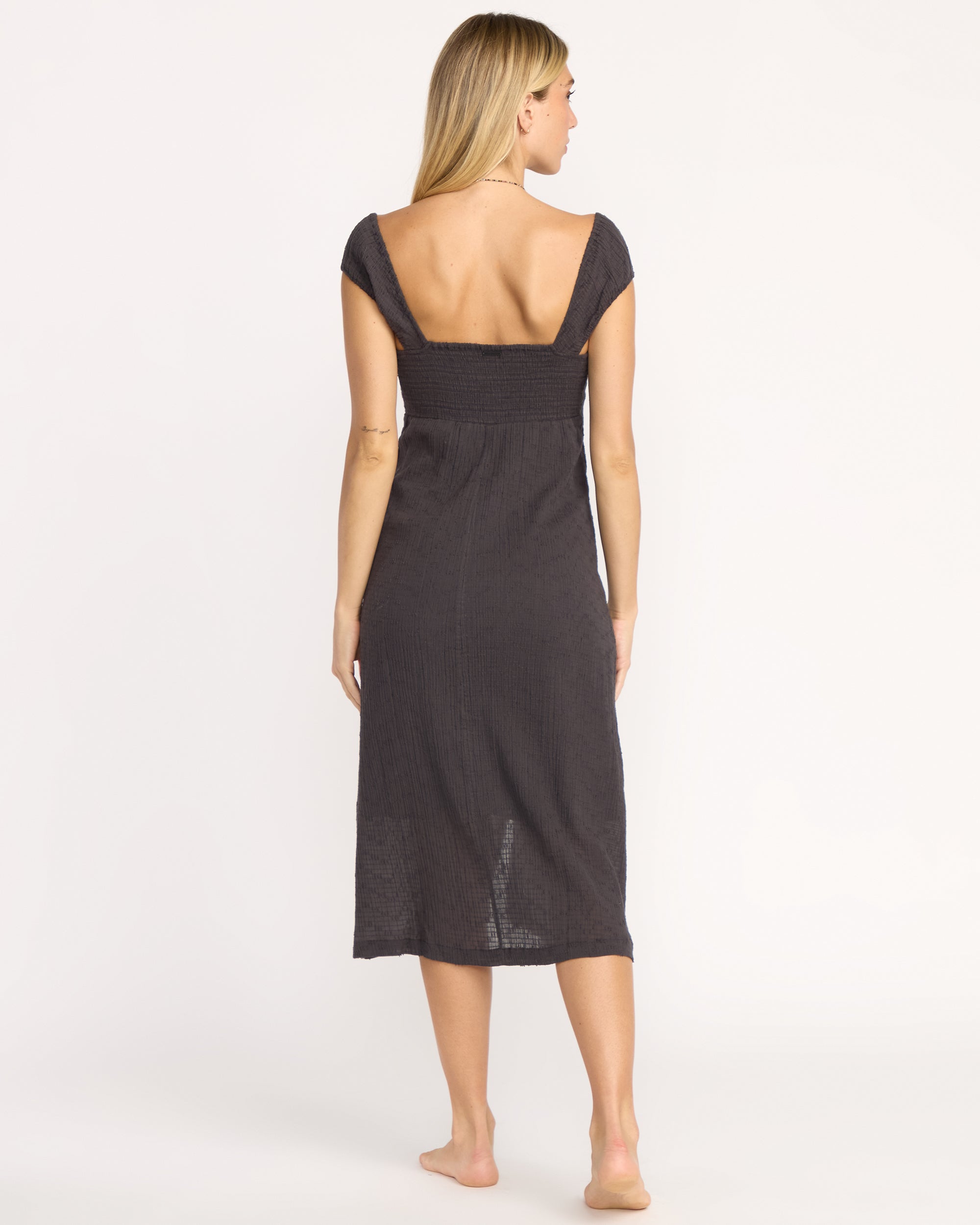Distant Tides Dress - Black Sands