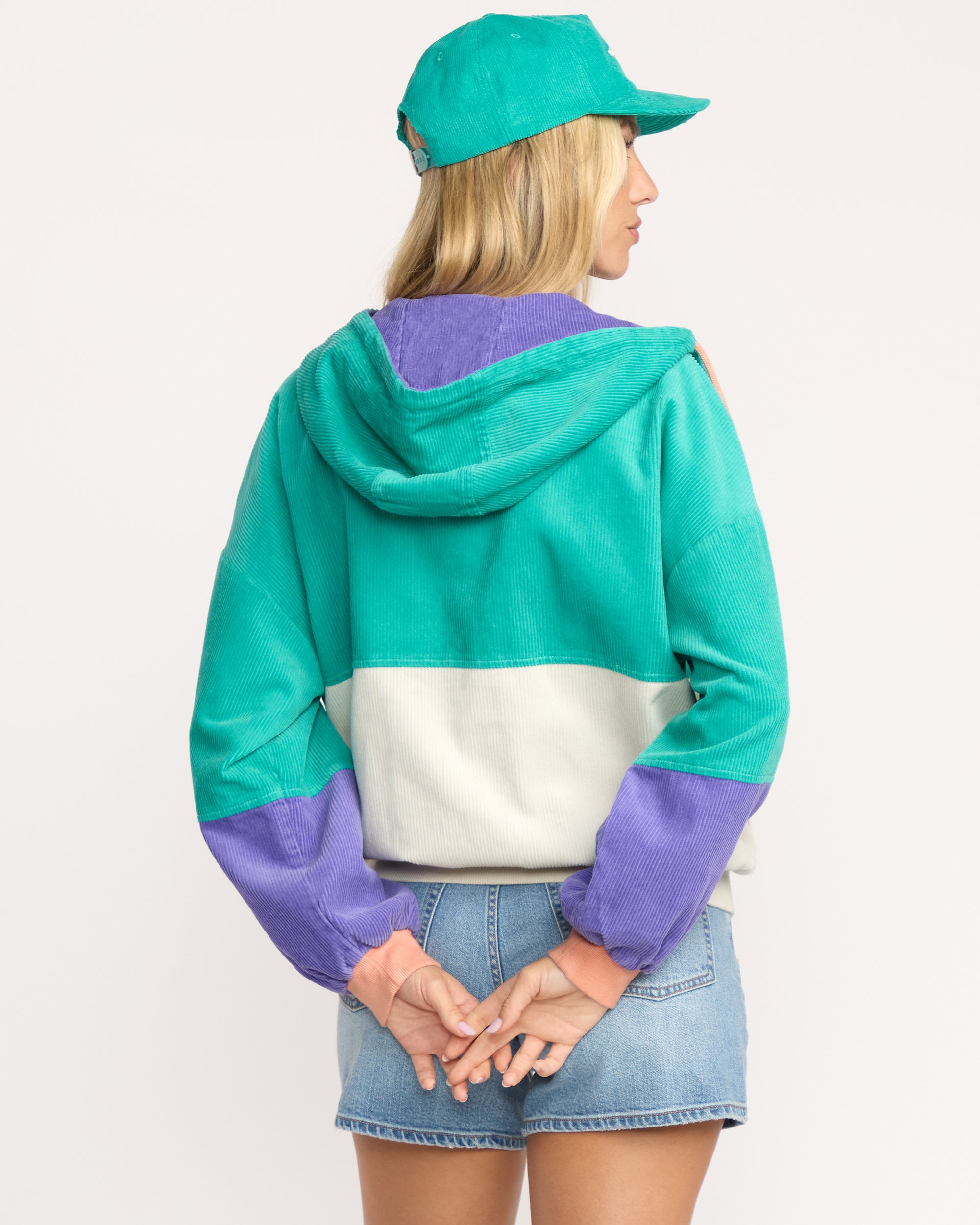 Set The Tone Jacket - Aqua Haze