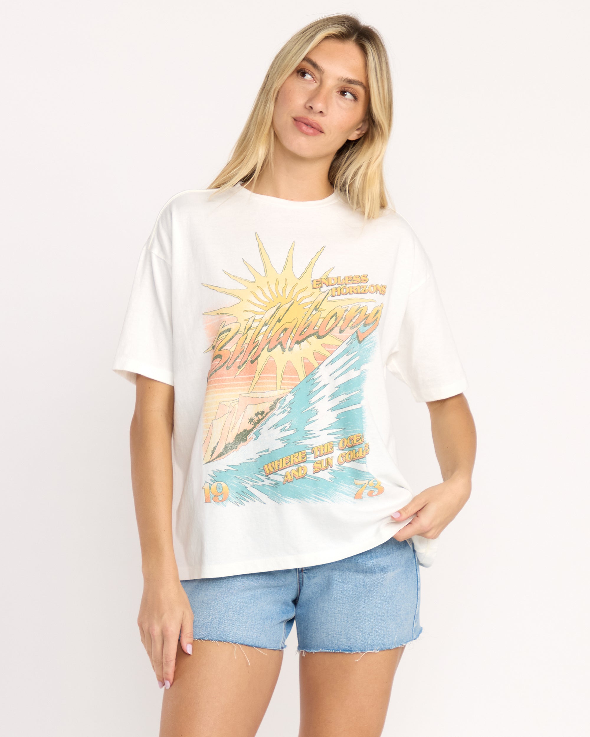 Where Suns Collide T-Shirt - Salt Crystal