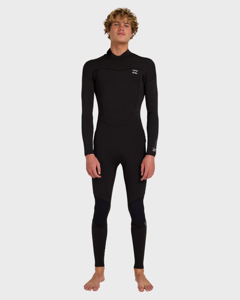 4/3mm Absolute Core Back Zip Full Wetsuit - Black