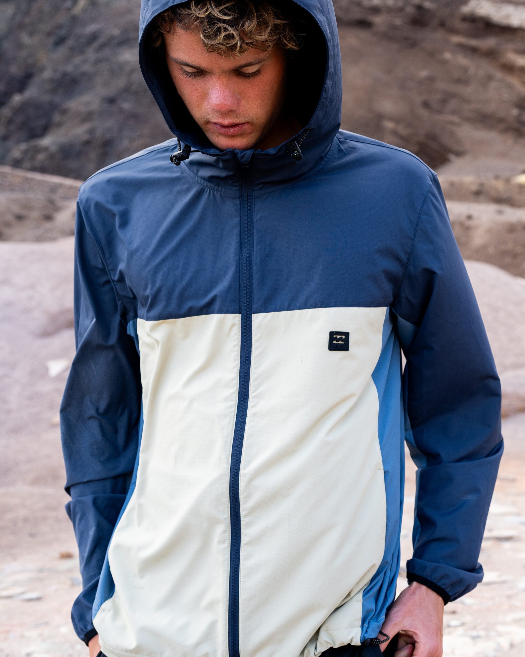 Timberwood Windbreaker Jacket - Blue Graphite