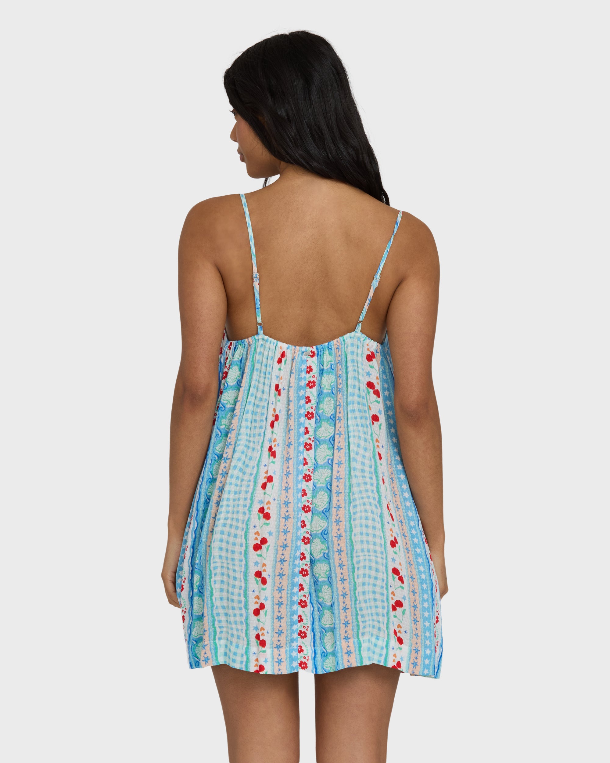 Beach Song Printed Cover-Up Dress - Dream Blue