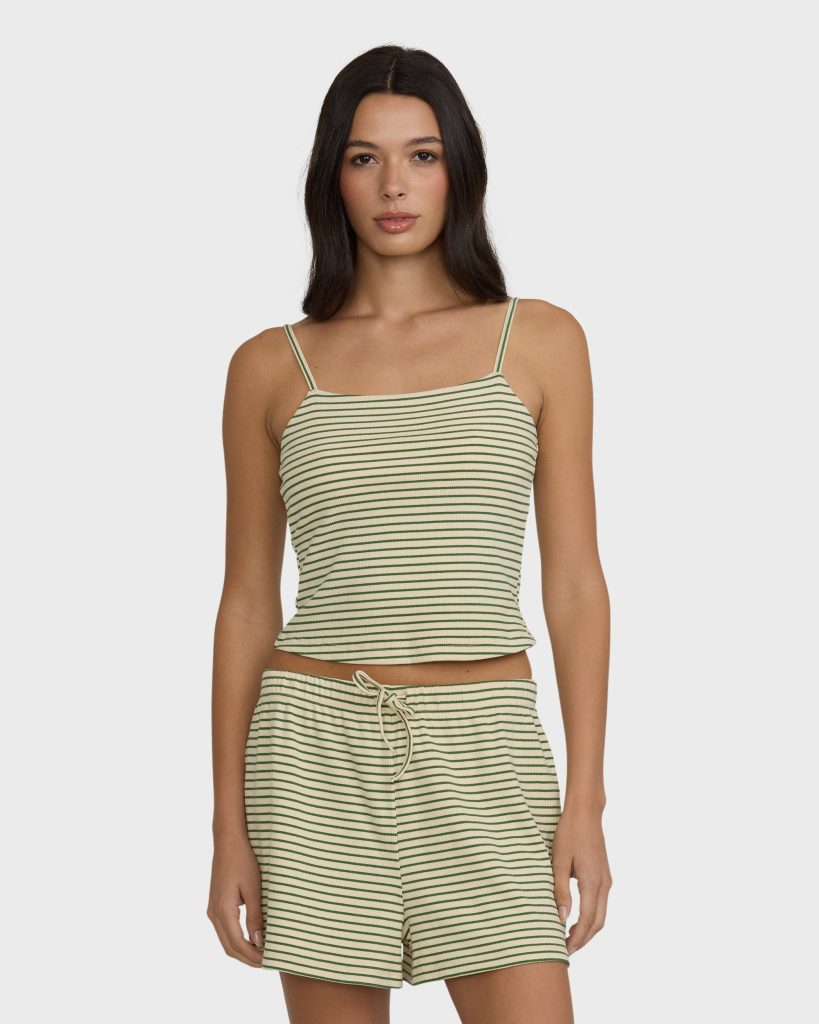 Easy Livin Tank Top - Army Green