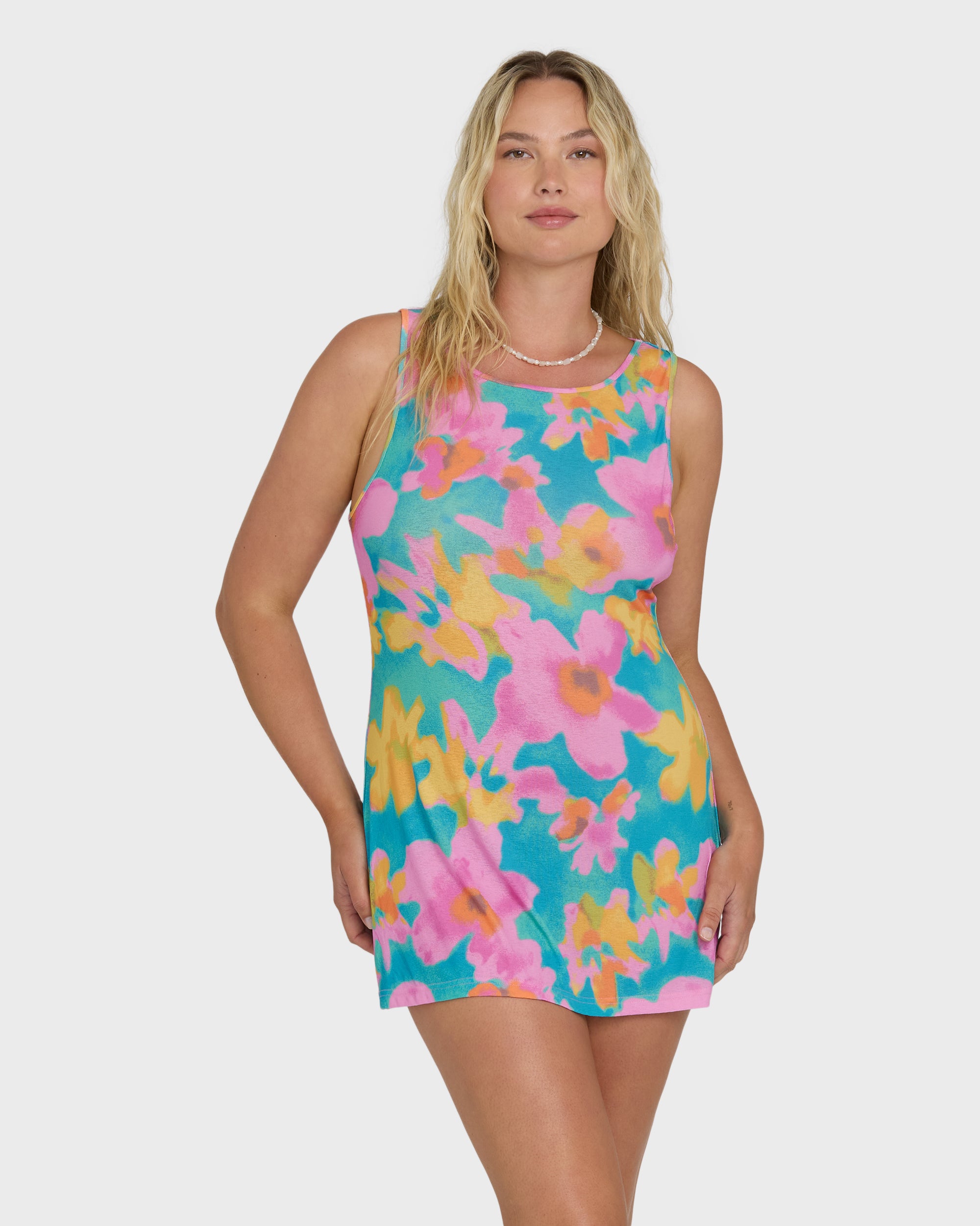 Lookin Fresh Cover-Up Dress - Ocean Spray