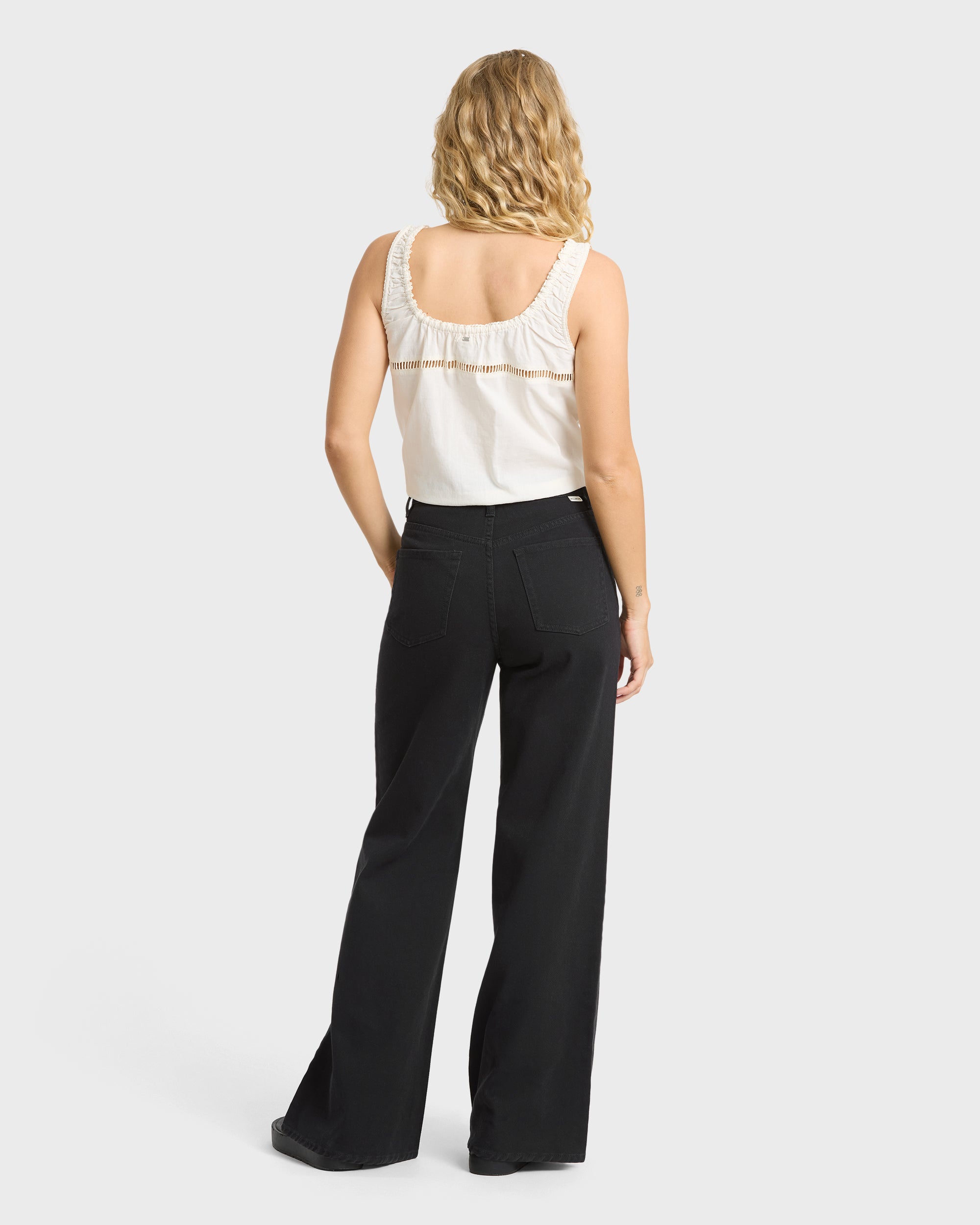 Free Fall Flare Jeans - Black