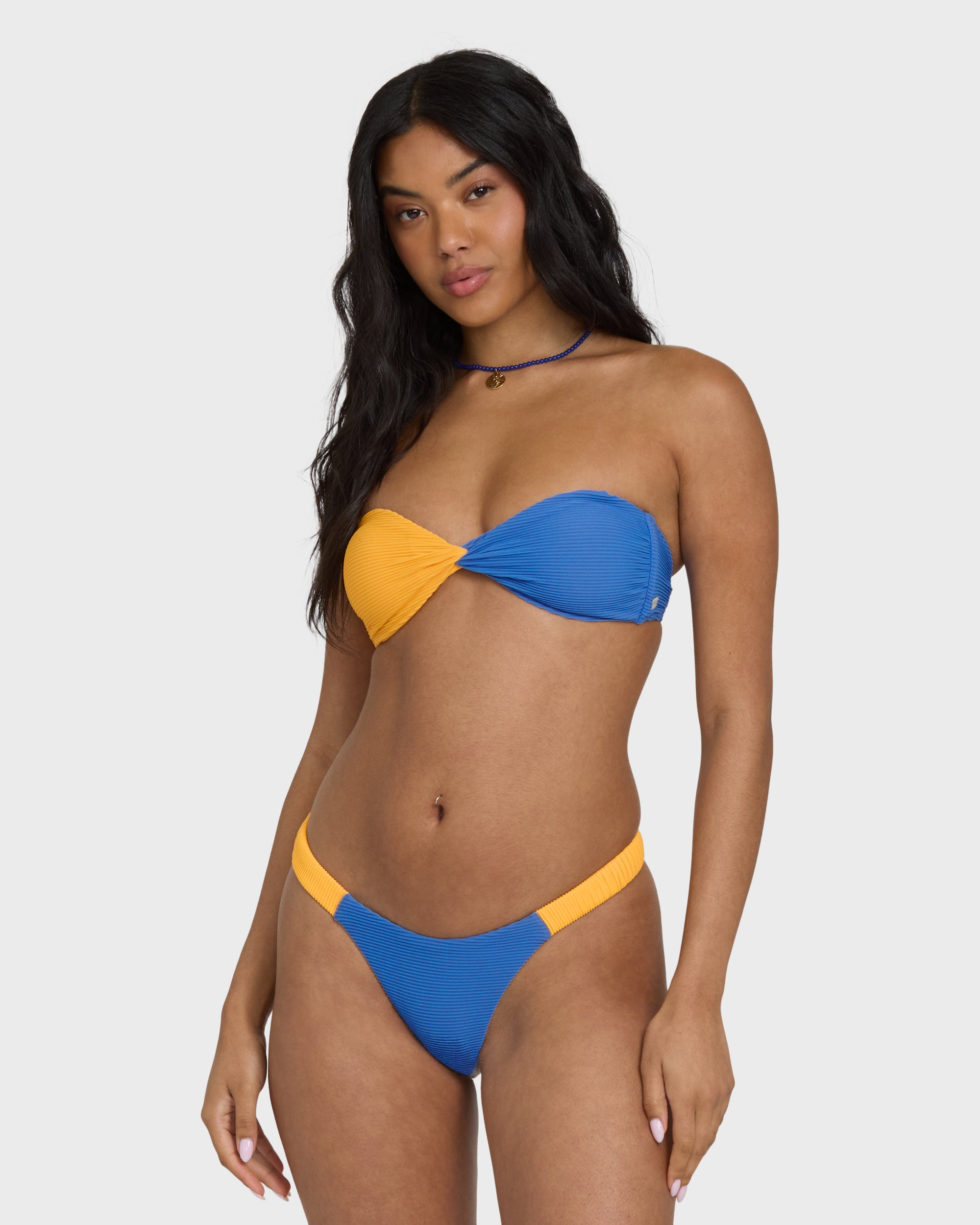 Tanlines Sunni Scrunch Bikini Bottoms - True Blue