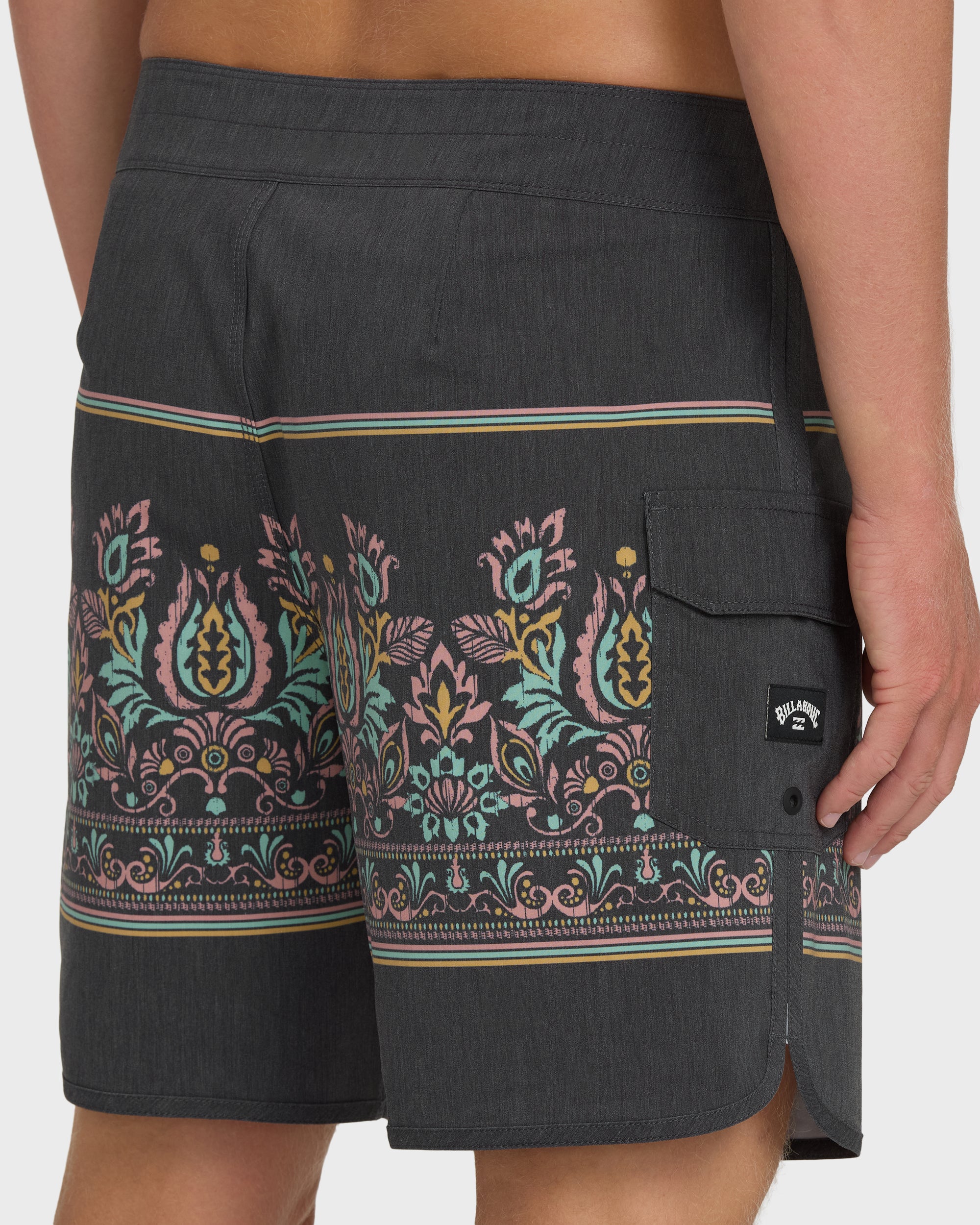 73 Pro 18" Boardshorts - Black