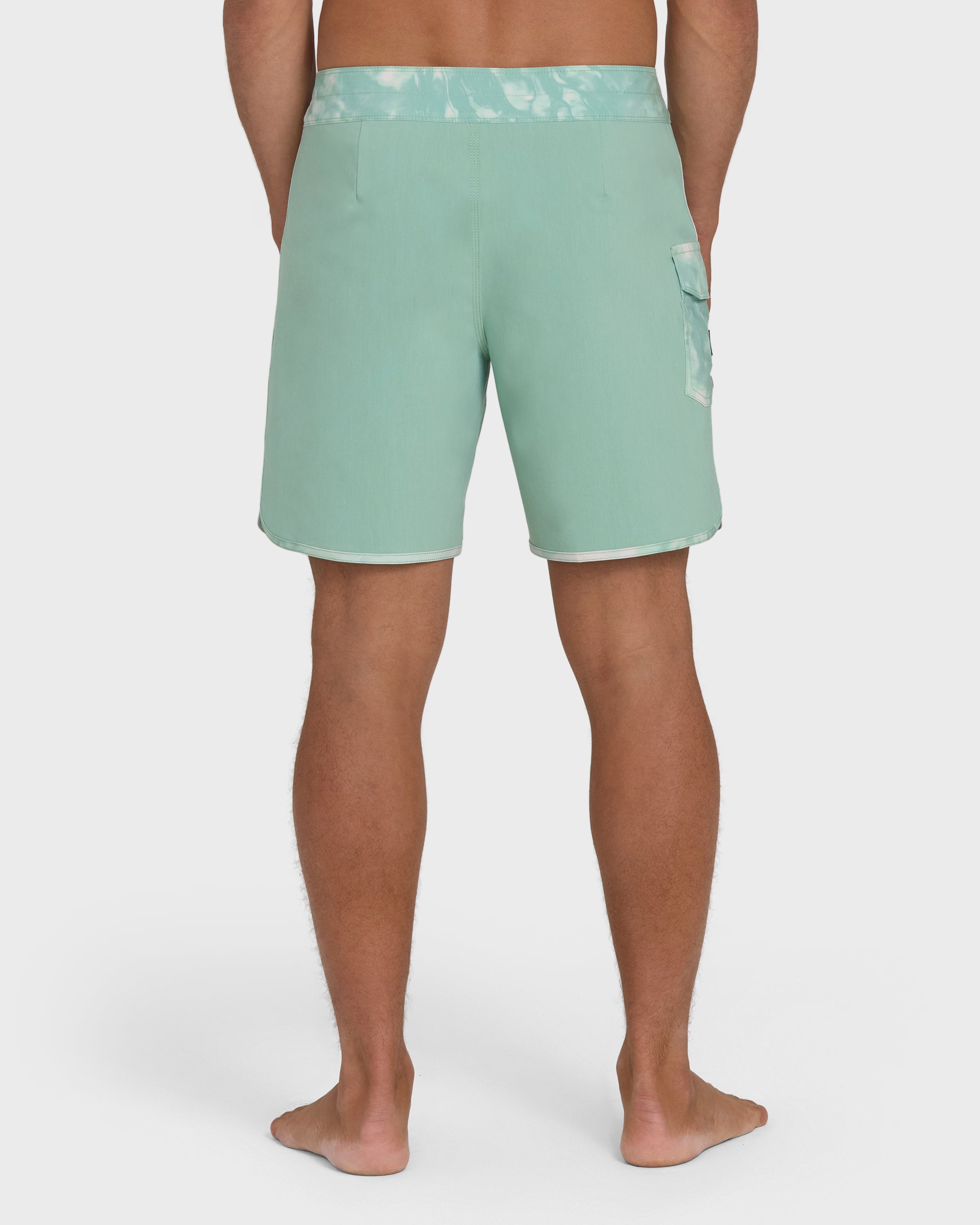 73 Pro 18" Boardshorts - Granite Green
