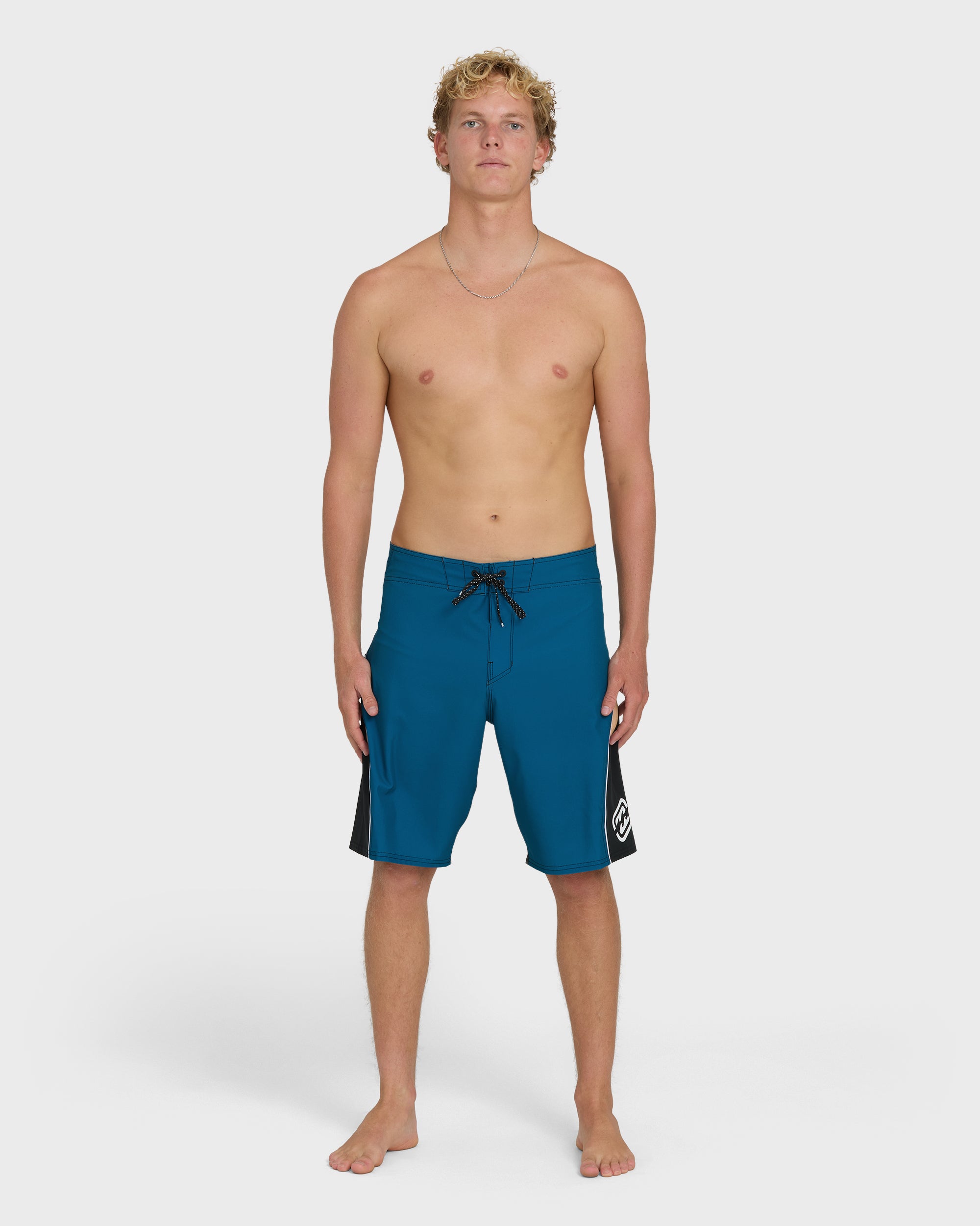 Straddie Pro Hi 20" Boardshorts - Tropical Teal
