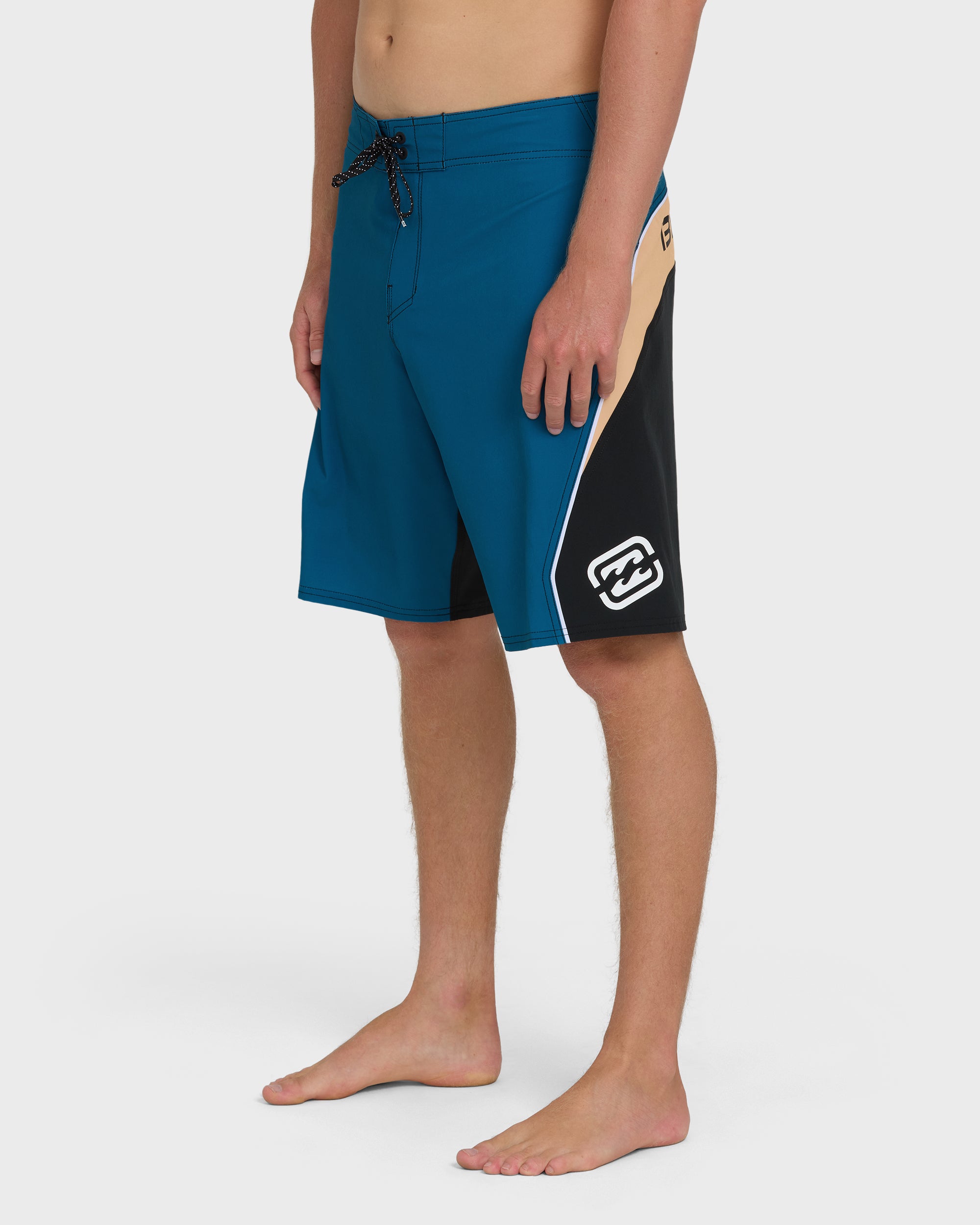Straddie Pro Hi 20" Boardshorts - Tropical Teal