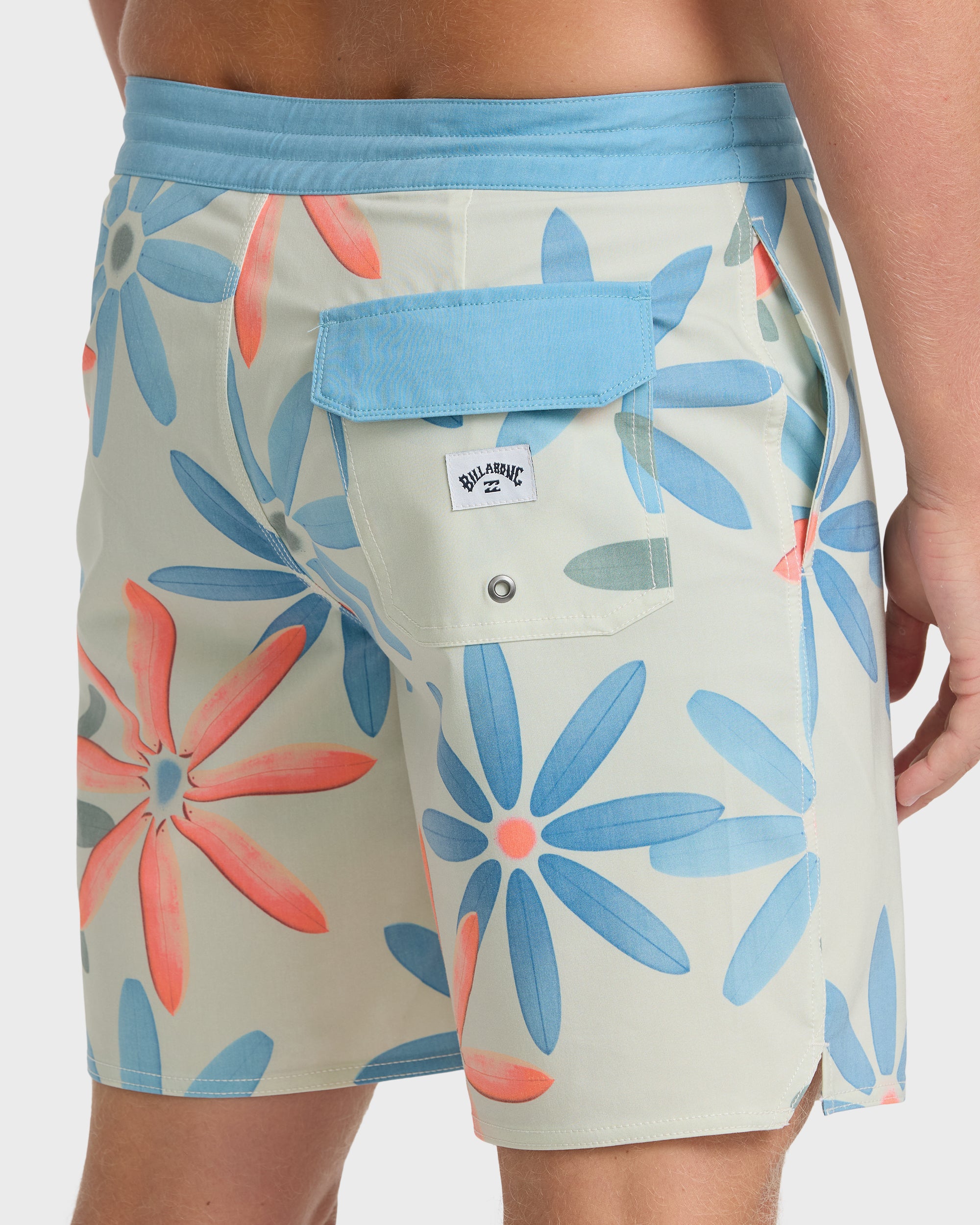 Good Times Lo Tide 17.5" Boardshorts - Blue Fog